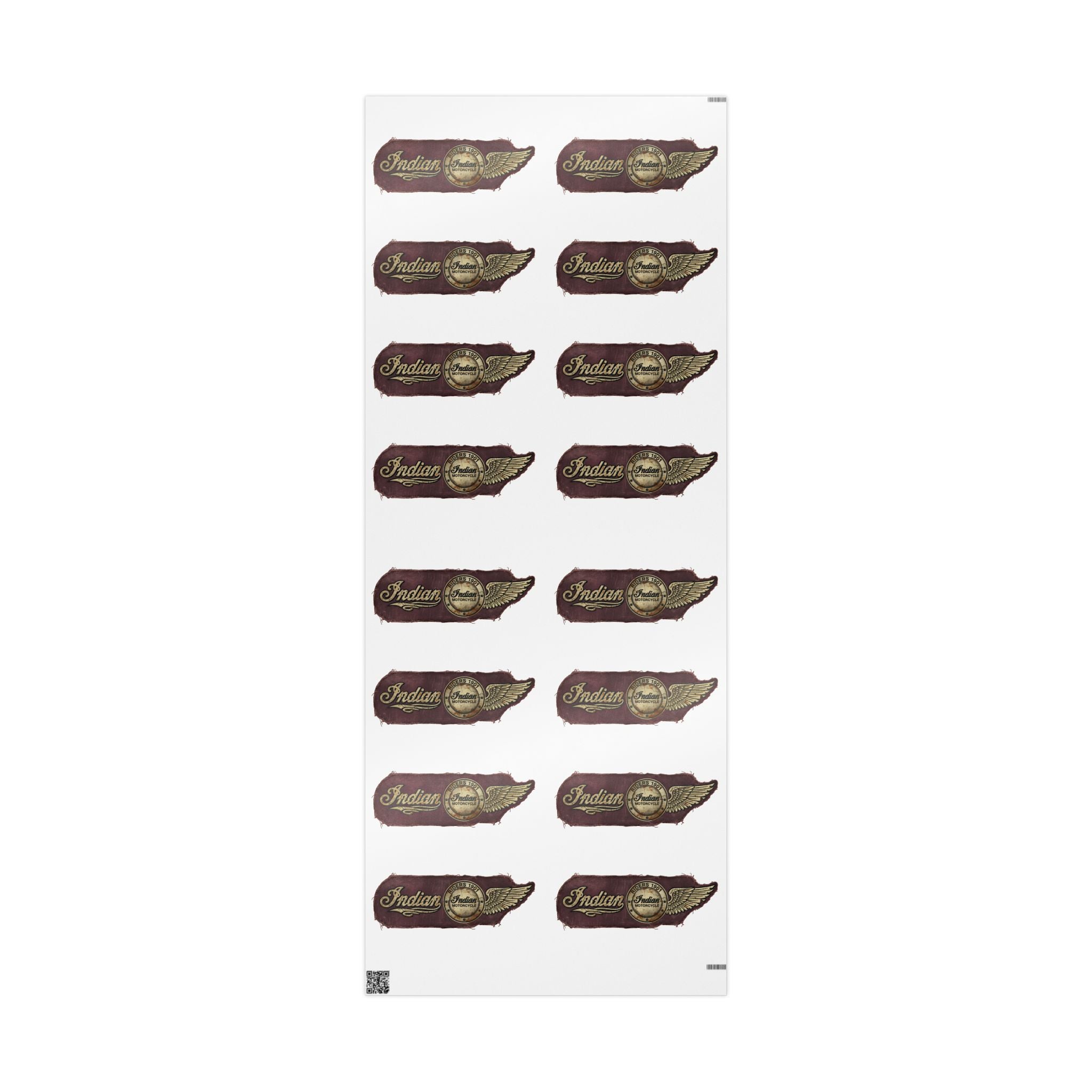 Gift Wrap Paper — Vintage Brushstroke 'Thanks' Design (Roll)