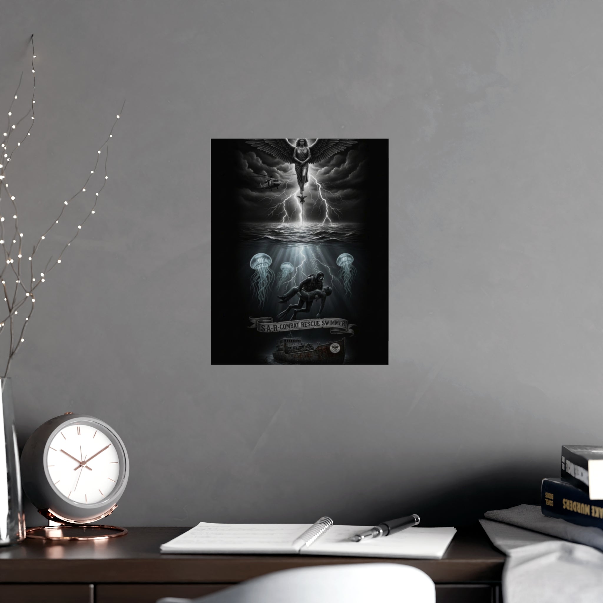 Matte Poster — USAR Combat Rescue Swimmer Memorial (Vertical/Horizontal)