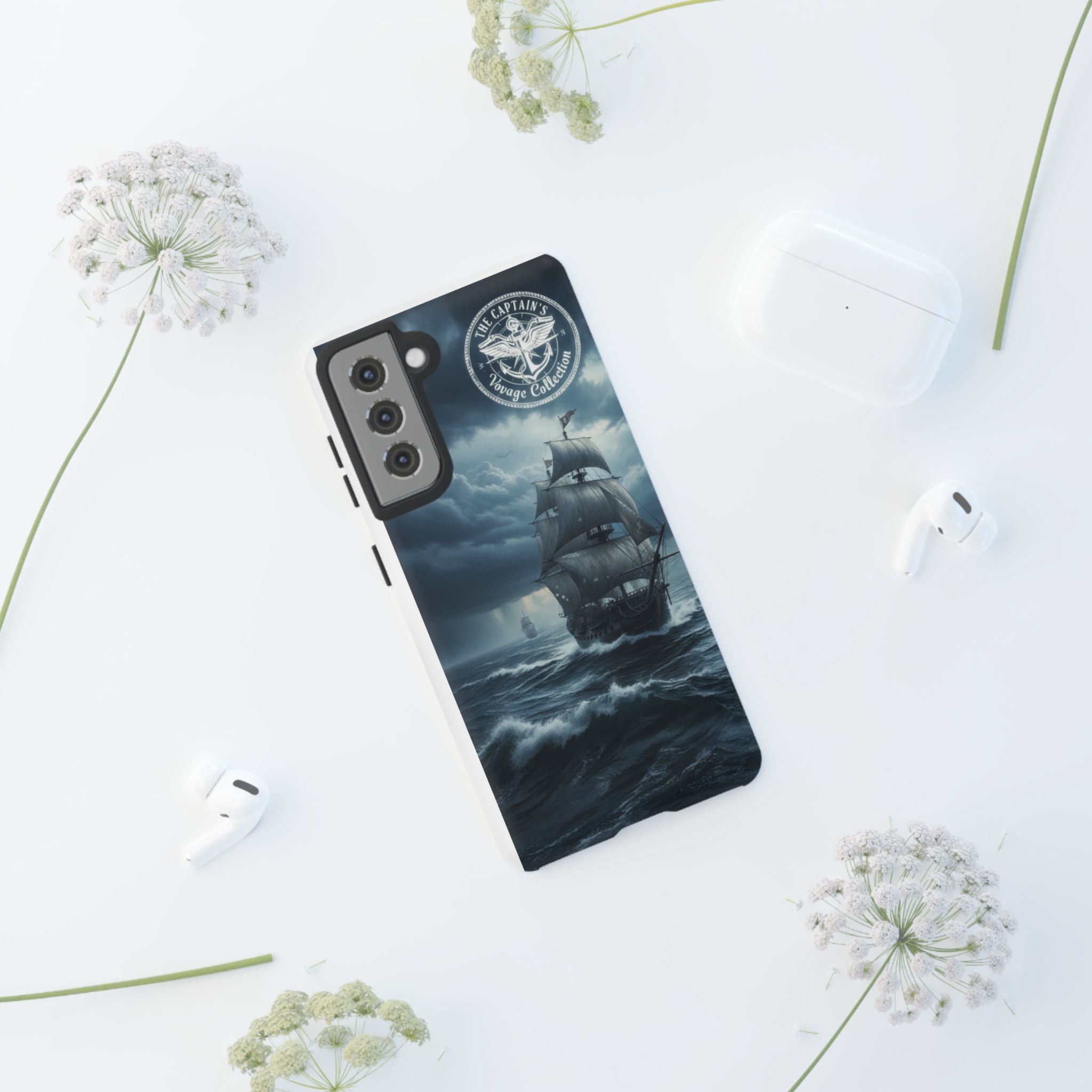 Stormy Seas Ship Phone Case – Nautical Pirate Sailing iPhone Cover