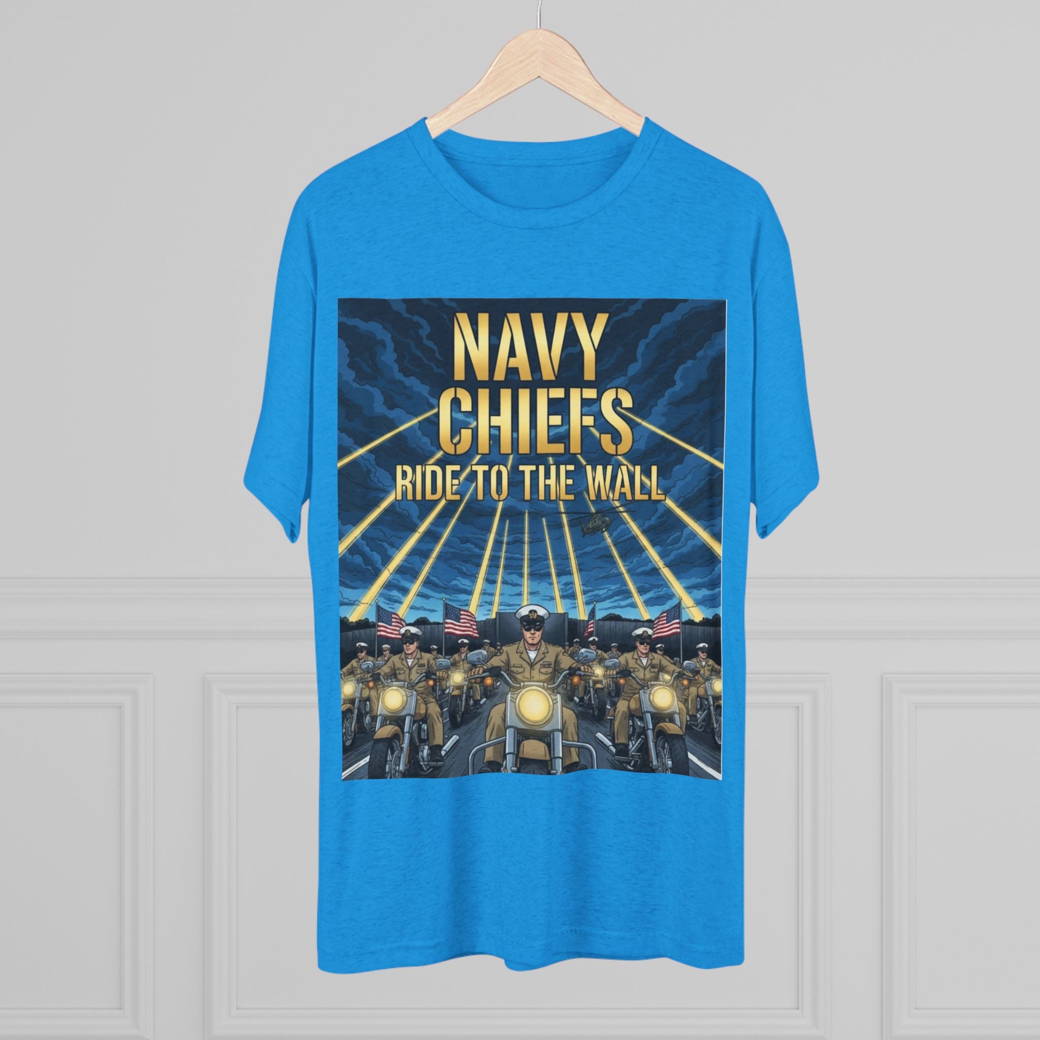 Navy Chiefs Ride to the Wall T-Shirt — "2nd Option... FAFO" Veteran Tribute Tee