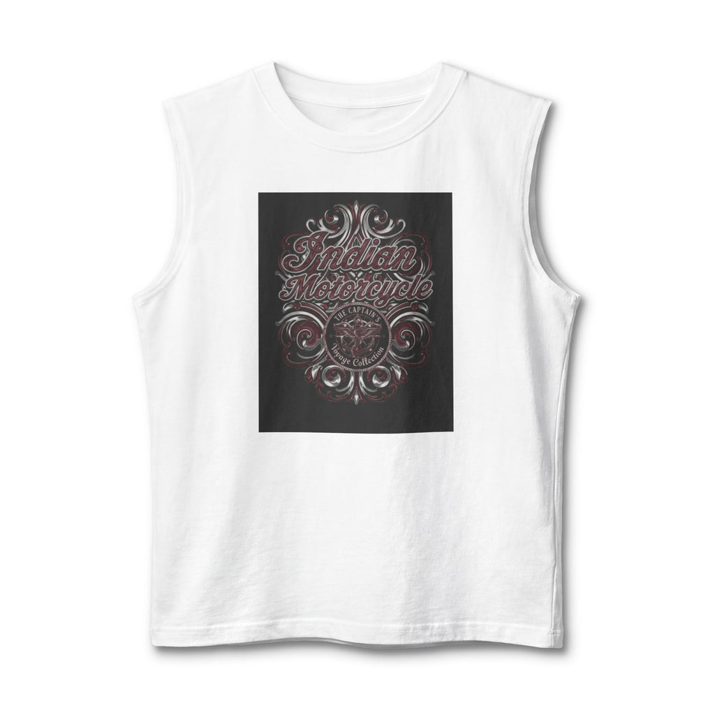 Indian Motorcycle Skull Muscle Tank — Vintage Biker Tank Top