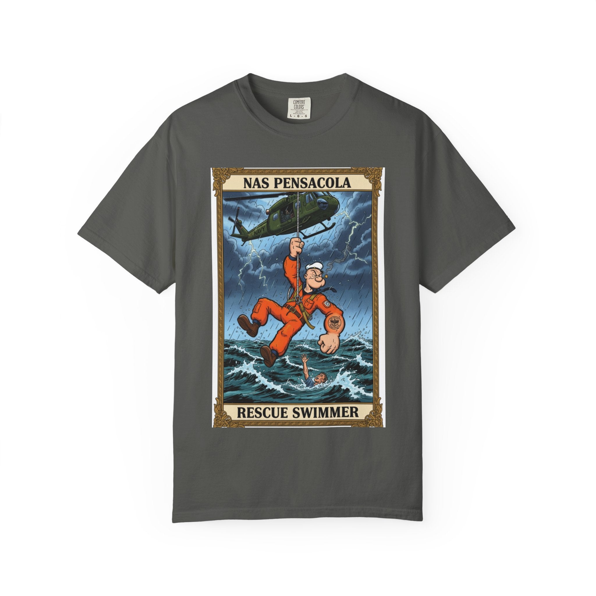 Rescue Swimmer T-Shirt – NAS Pensacola Vintage Lifesaver Tee