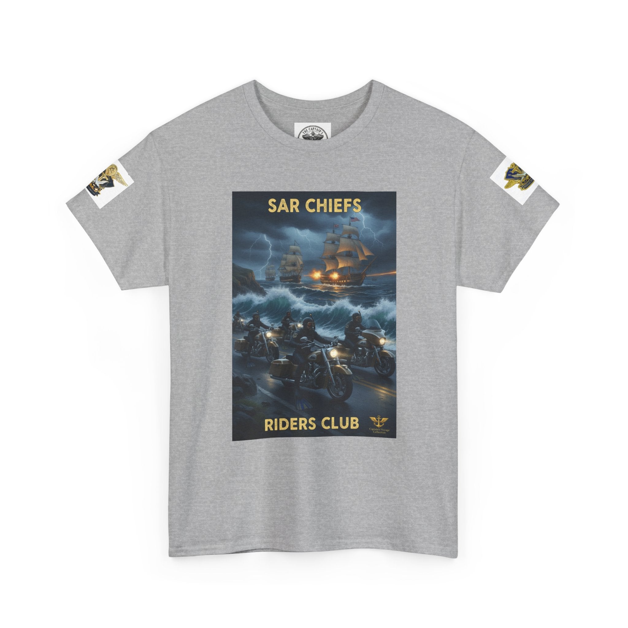 SAR Chiefs Riders Club Tee — NAS Pensacola Helicopter Rescue Graphic Shirt