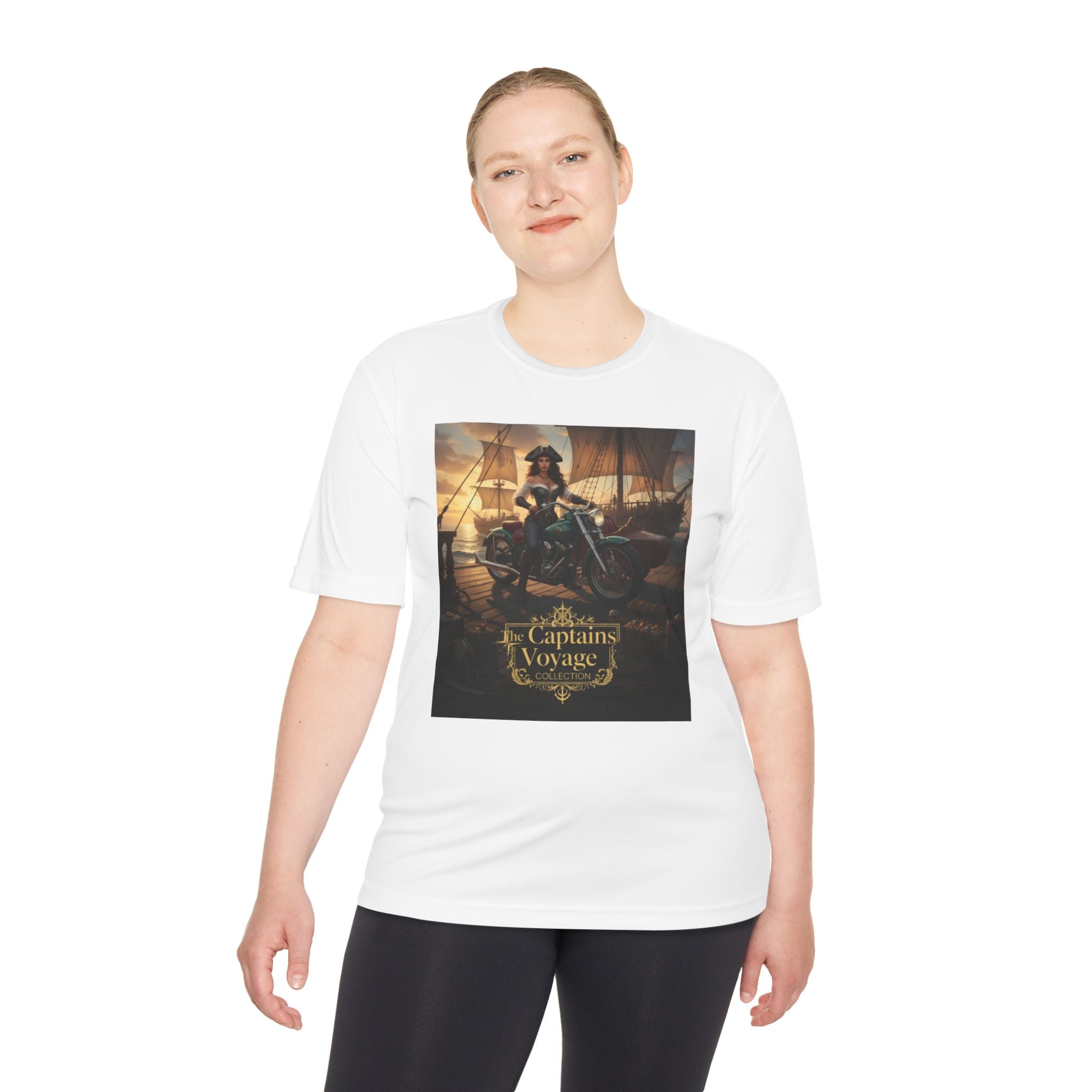 Captain's Voyage Graphic Tee – Nautical Pirate Ship T-Shirt