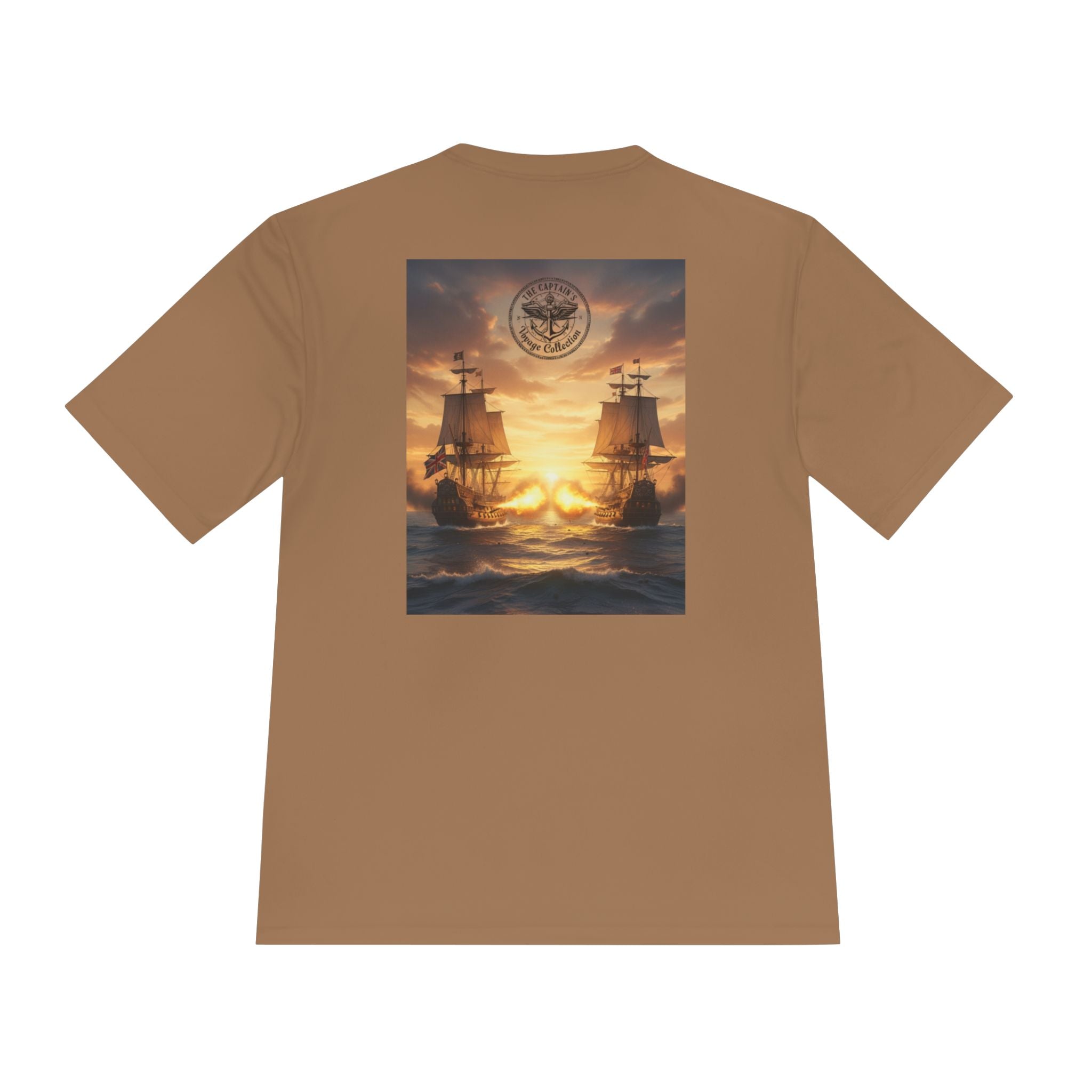 Captain's Voyage Graphic Tee – Nautical Pirate Ship T-Shirt