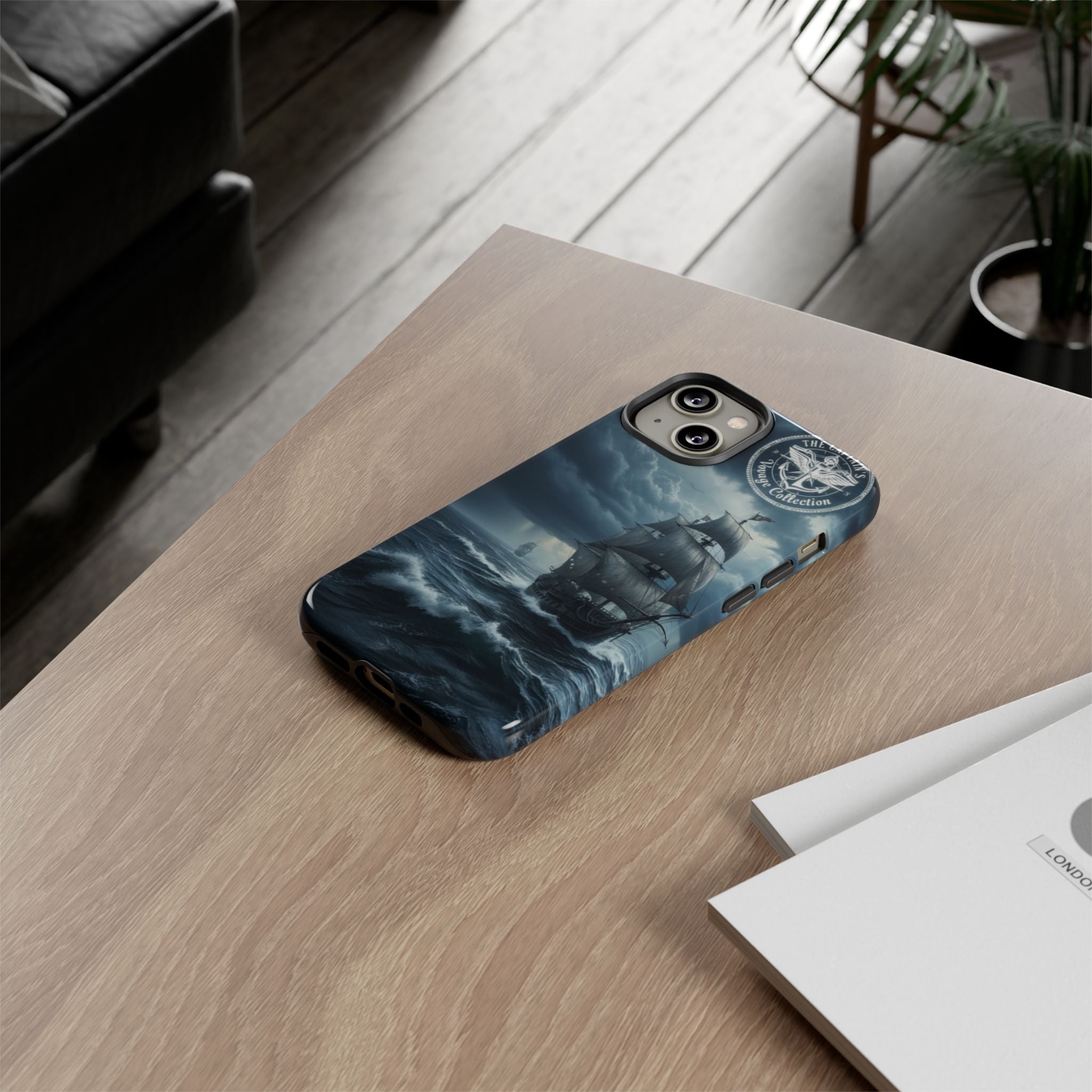 Stormy Seas Ship Phone Case – Nautical Pirate Sailing iPhone Cover