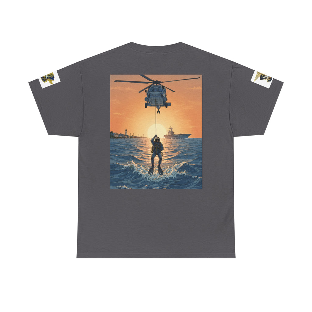 Military Rescue Riders Club T‑Shirt — SAR Chiefs Helicopter Tee