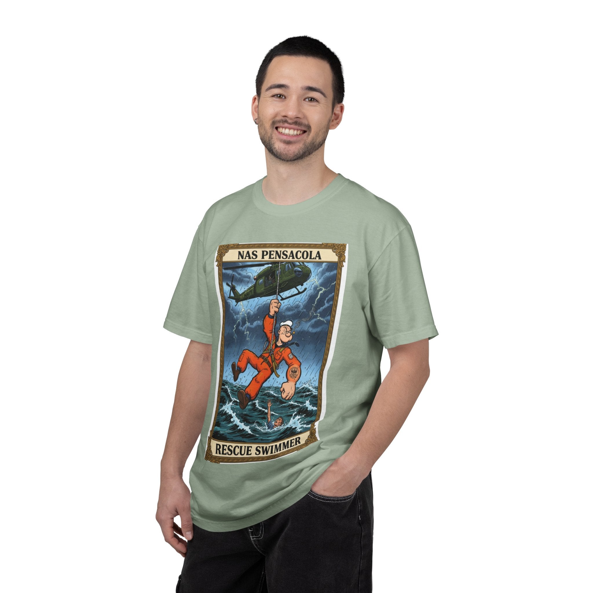 Rescue Swimmer T-Shirt – NAS Pensacola Vintage Lifesaver Tee