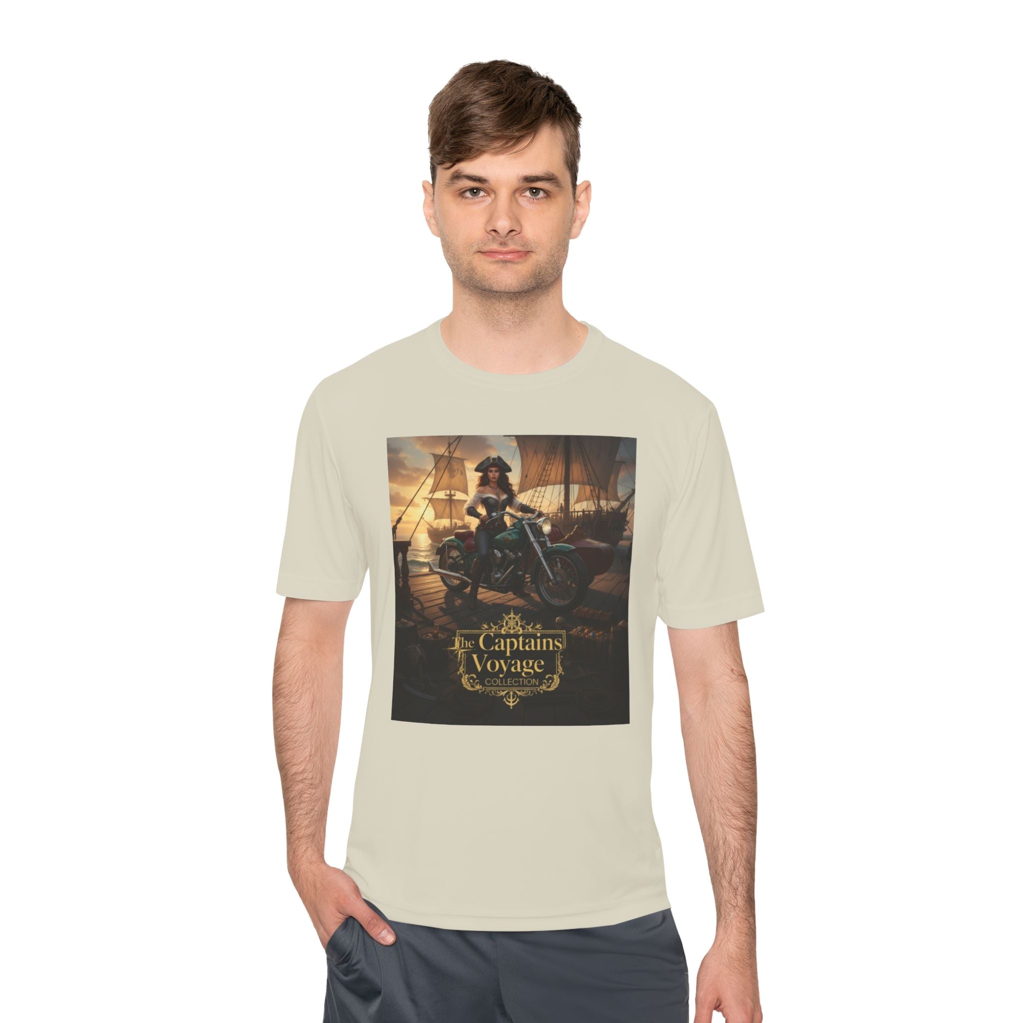 Captain's Voyage Graphic Tee – Nautical Pirate Ship T-Shirt