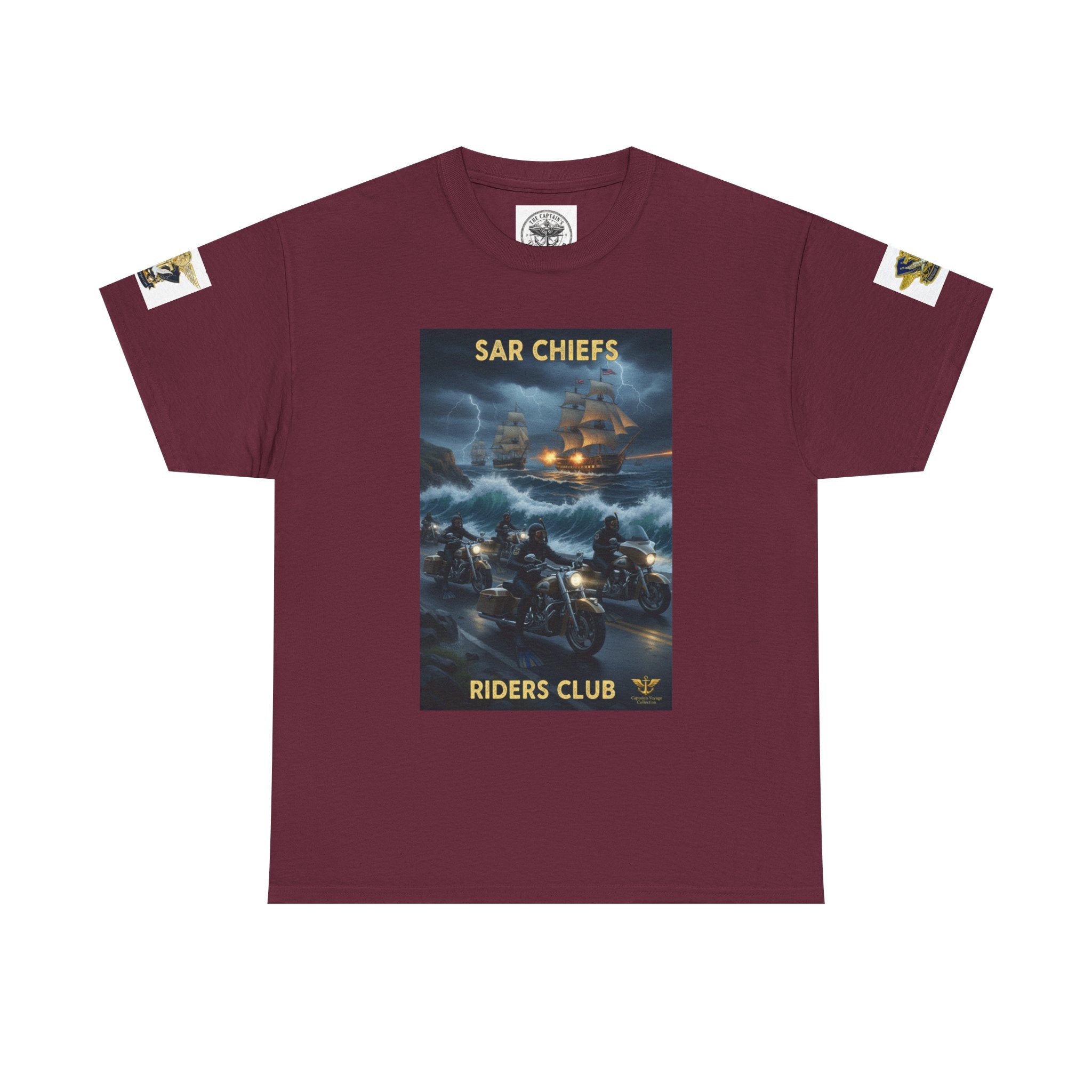 SAR Chiefs Riders Club Tee — NAS Pensacola Helicopter Rescue Graphic Shirt