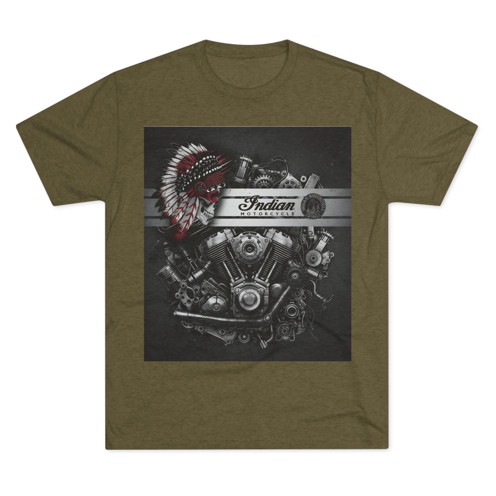Indian Motorcycle Engine Tee — Vintage 'World's Fastest Motorcycle' Graphic