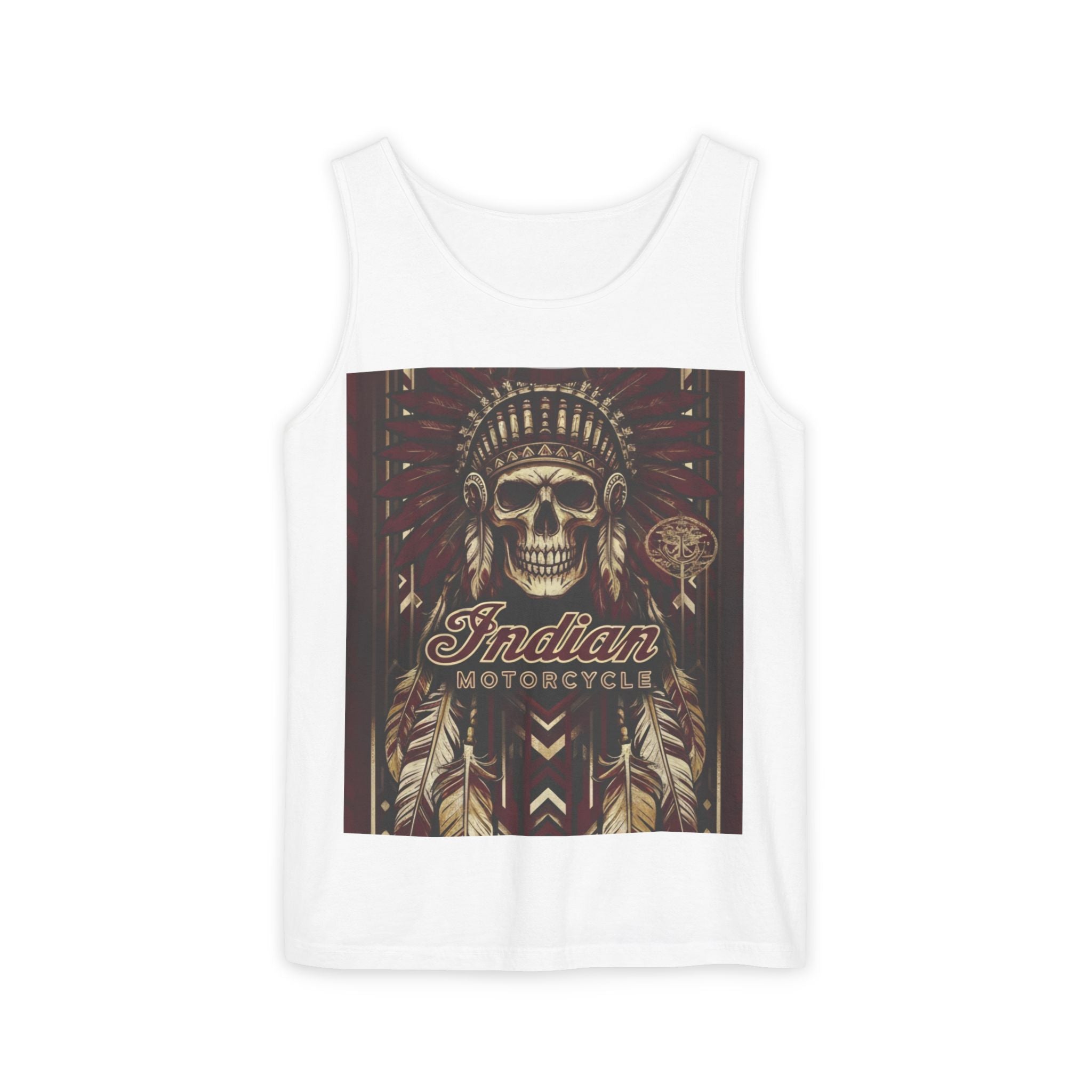 Skull Chief Tank Top — Indian Motorcycle Graphic Tank