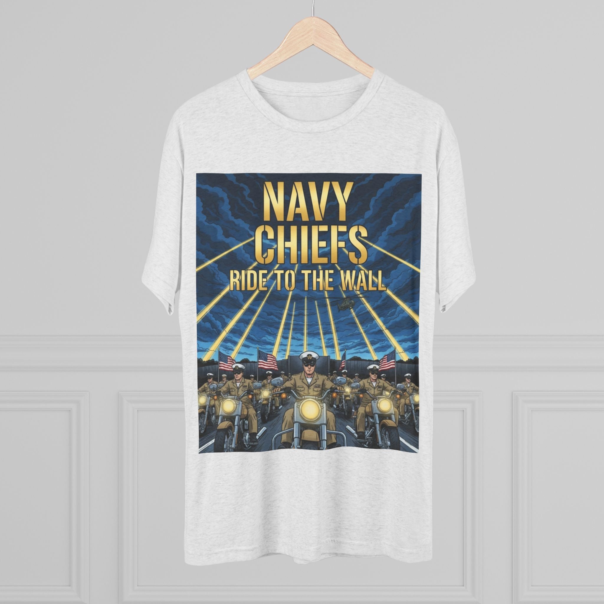 Navy Chiefs Ride to the Wall T-Shirt — "2nd Option... FAFO" Veteran Tribute Tee