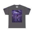 Rescue Night Tee — Purple Helicopter Sea Rescue Graphic T-Shirt