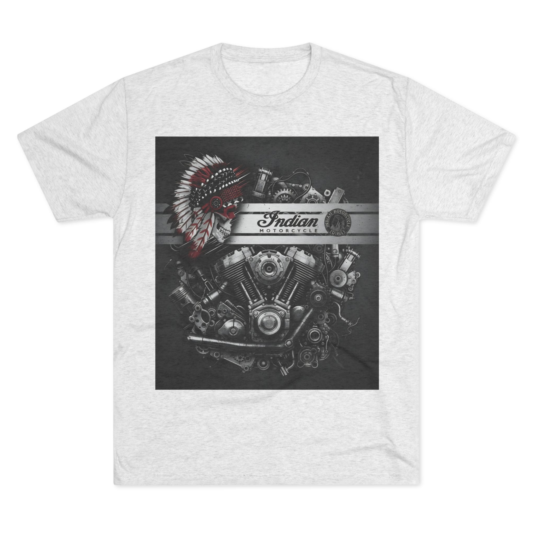 Indian Motorcycle Engine Tee — Vintage 'World's Fastest Motorcycle' Graphic