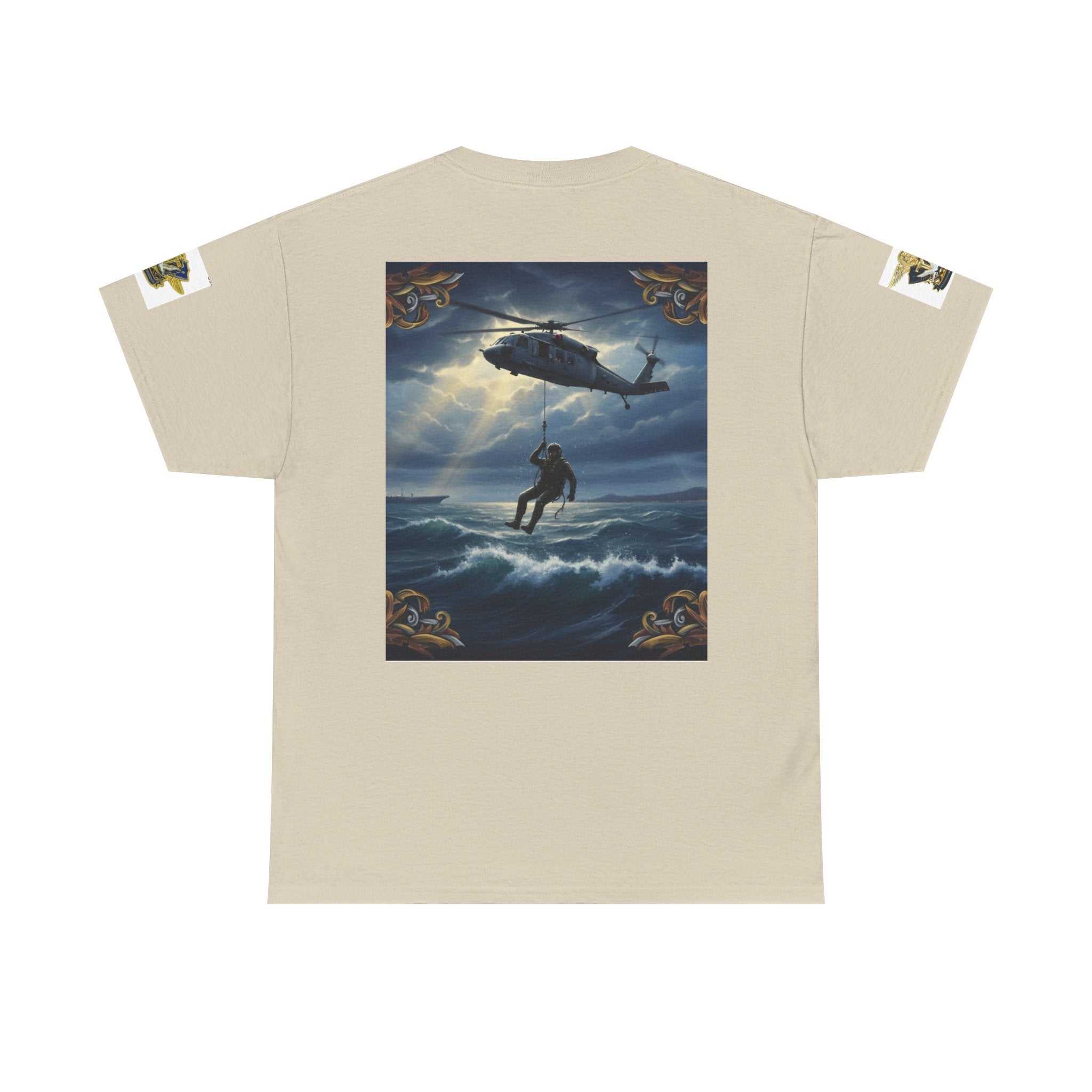 Military Rescue Crew T-Shirt — SAR Chiefs Riders Club Graphic Tee