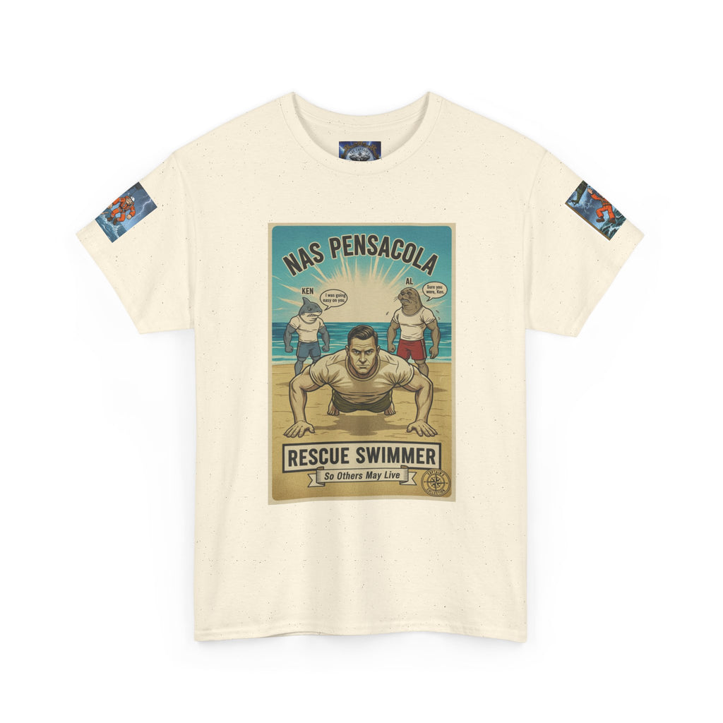 Rescue Swimmer Tee — NAS Pensacola Search & Rescue Helmet Tag T-Shirt