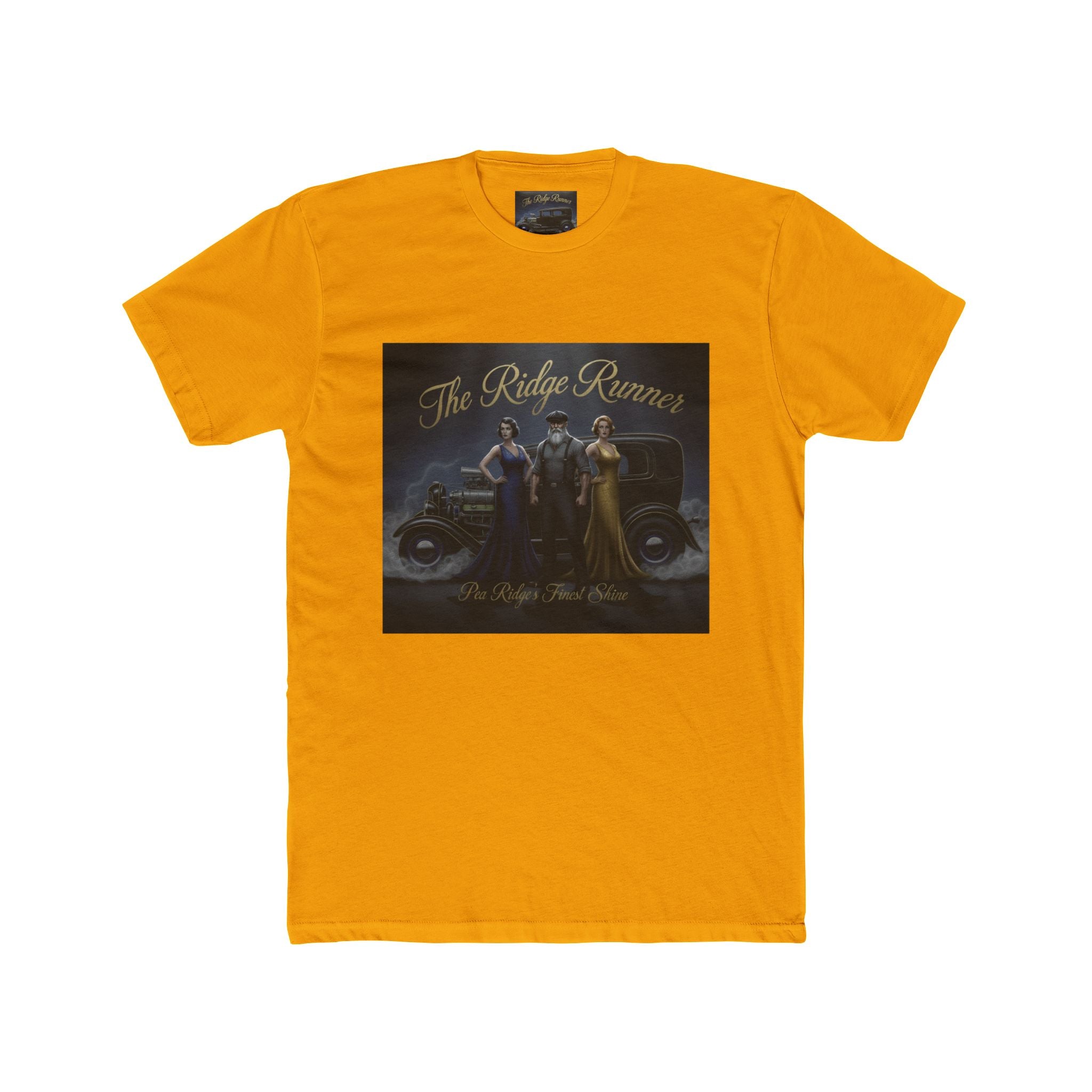Vintage 'The Ridge Runners' Car Club Tee — Retro 1930s Hot Rod Graphic Shirt