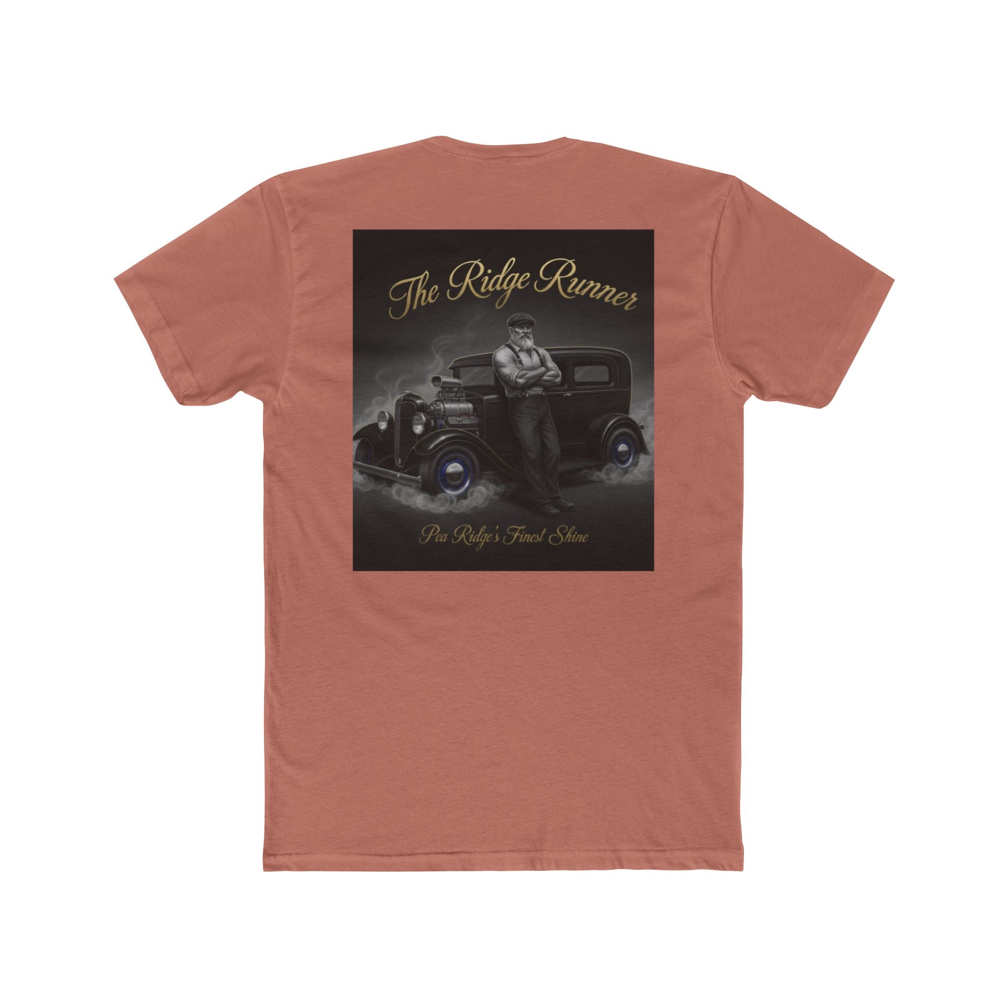 Vintage 'The Ridge Runners' Car Club Tee — Retro 1930s Hot Rod Graphic Shirt