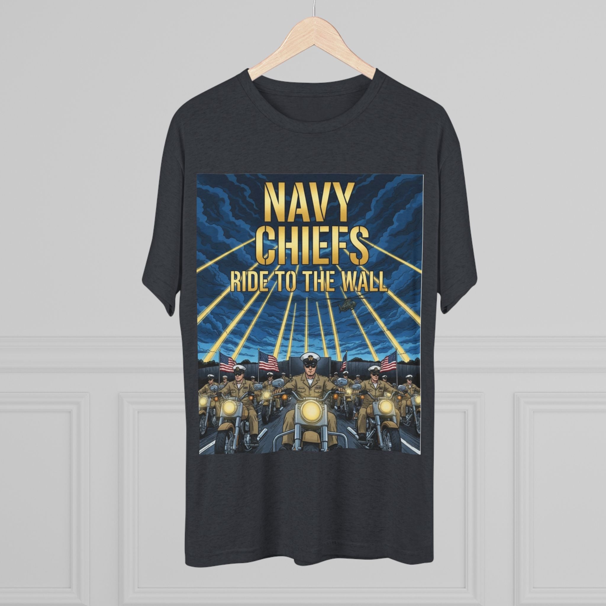 Navy Chiefs Ride to the Wall T-Shirt — "2nd Option... FAFO" Veteran Tribute Tee