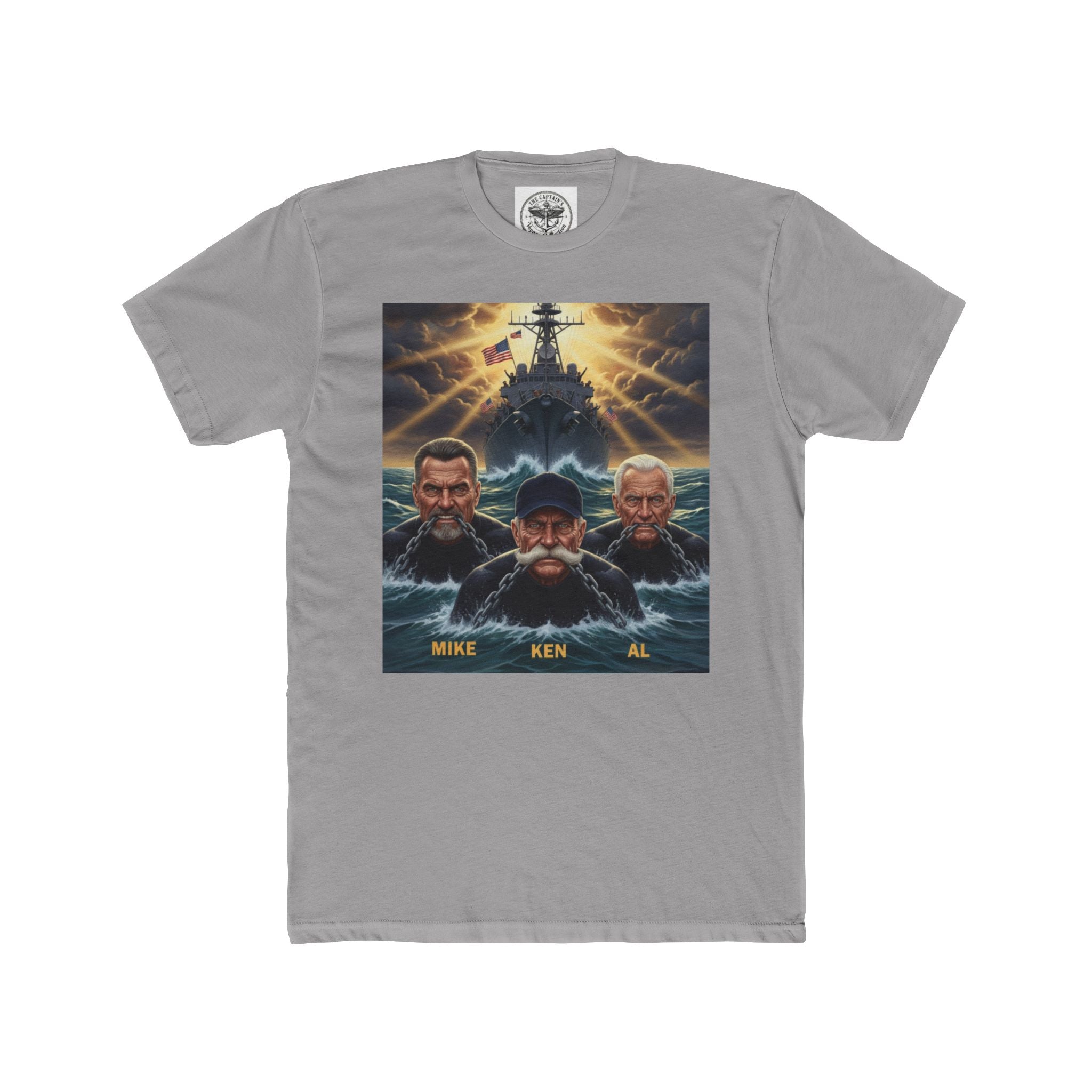 Shark Attack Movie Poster T-Shirt — Retro Action Film Tee (Mike Ken Al)