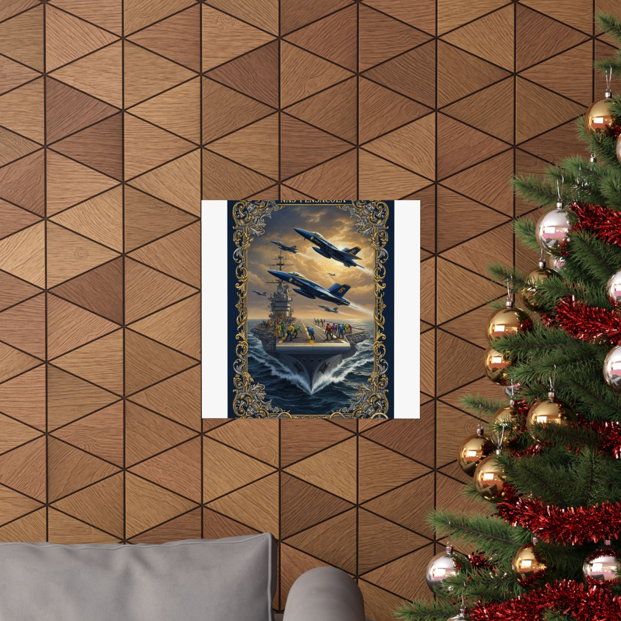 Matte Poster — NAS Pensacola Blue Angels Aviation Art