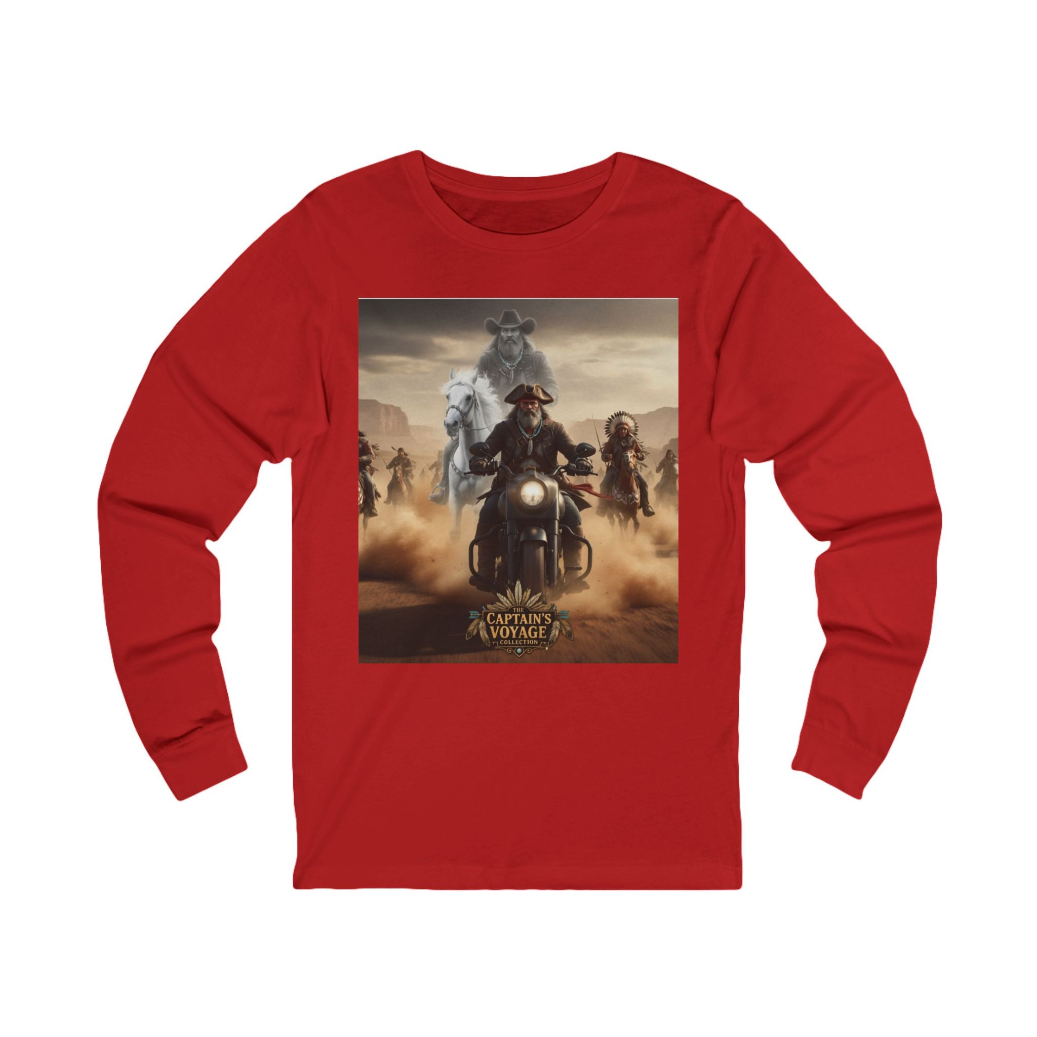 Captain's Voyage Motorcycle & Ghost Rider Long Sleeve Tee