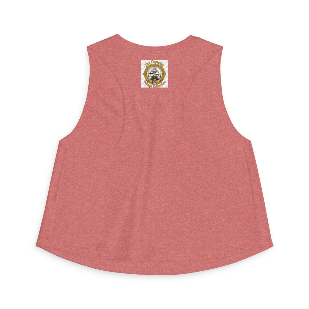 Women's Crop Top — Vintage Pirate Crew Motorcycle Graphic