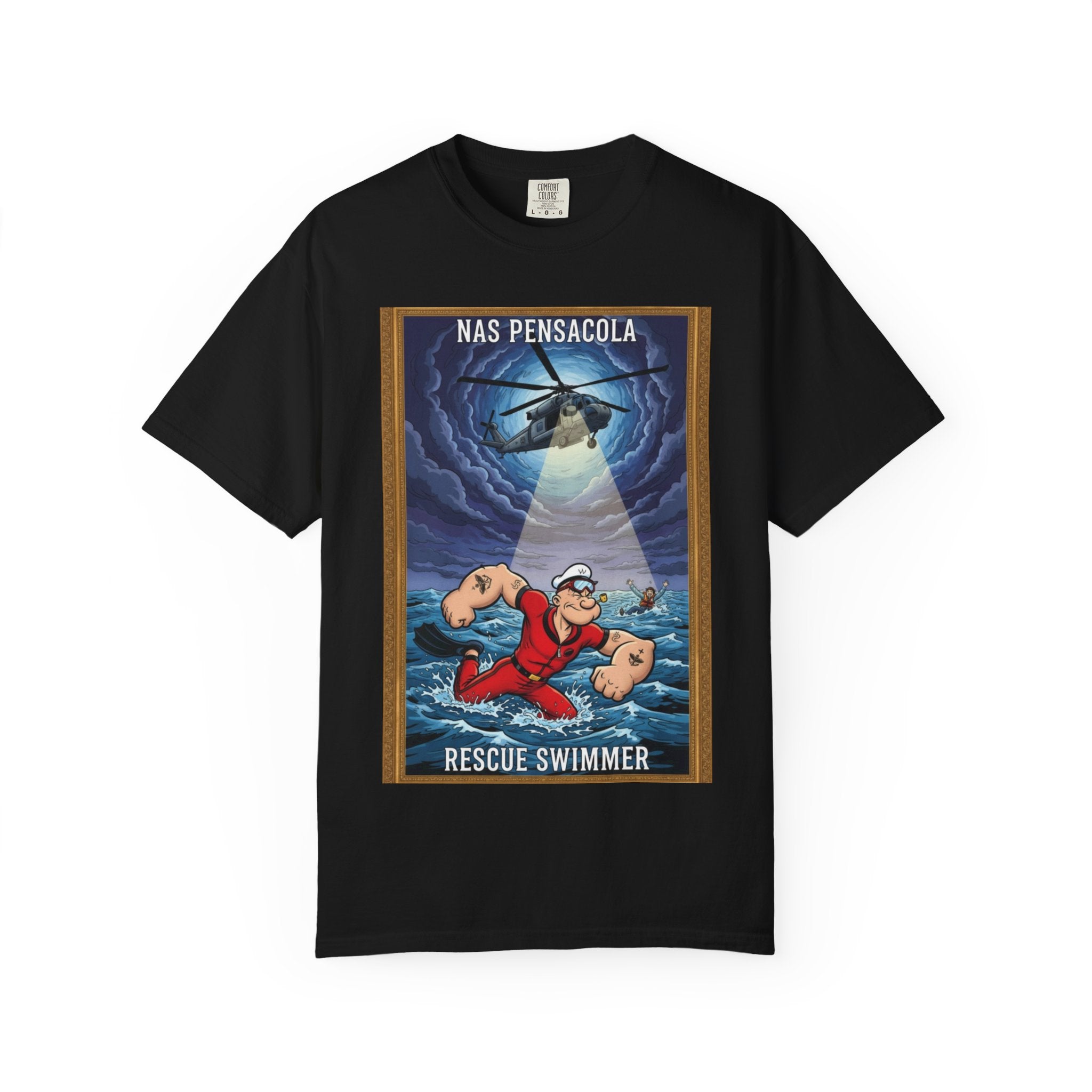 Rescue Swimmer T-Shirt — NAS Pensacola Helicopter Rescue Graphic Tee