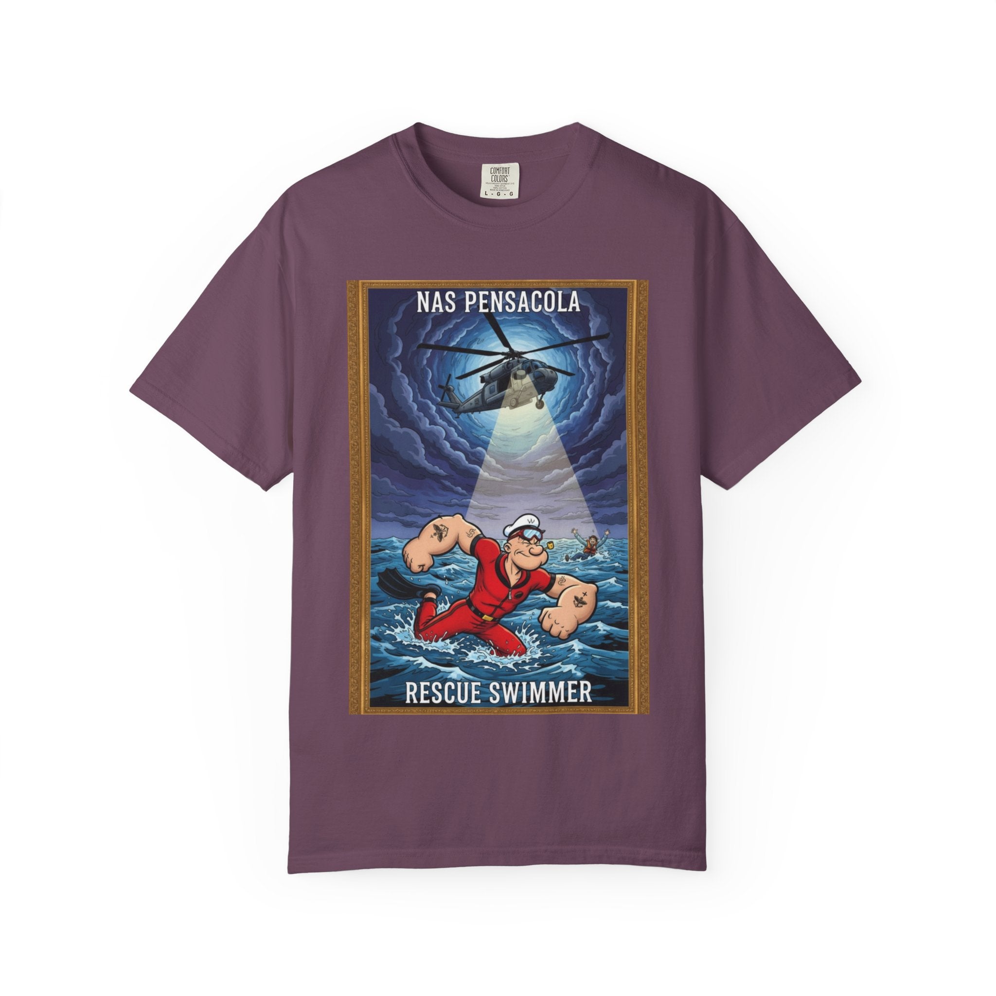 Rescue Swimmer T-Shirt — NAS Pensacola Helicopter Rescue Graphic Tee