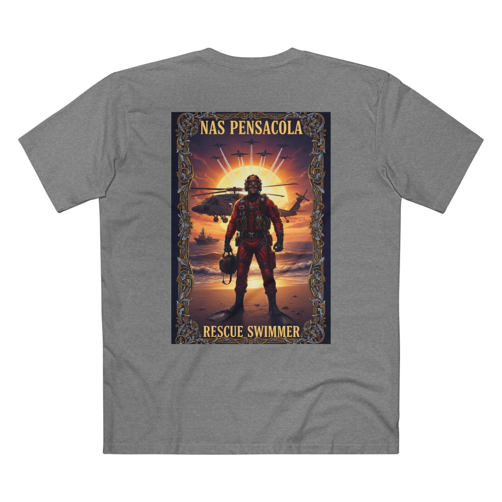 Navy Chiefs Club T‑Shirt – NAS Pensacola Rescue Swimmer Tribute Tee