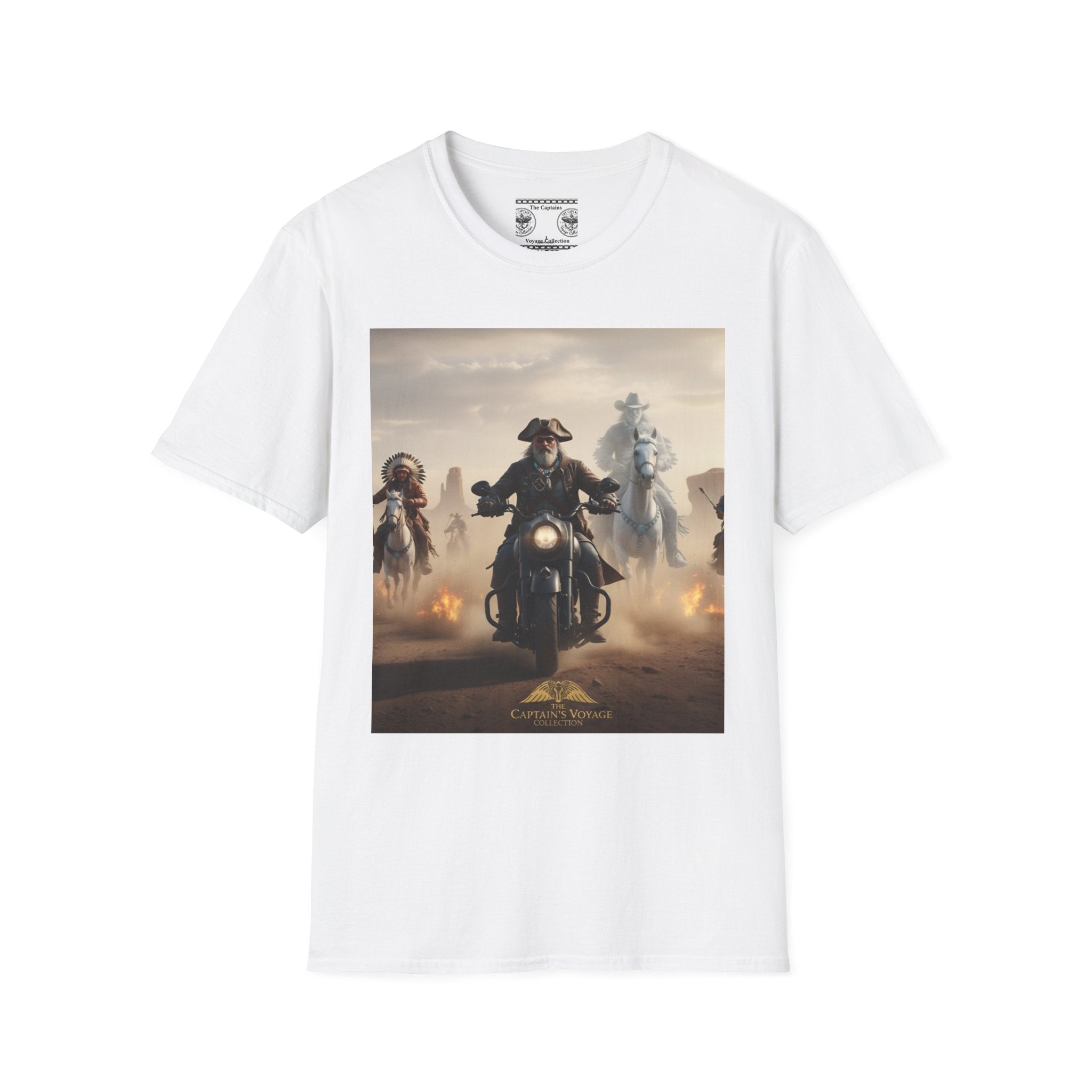 Captain's Voyage Motorcycle Pirate T-Shirt