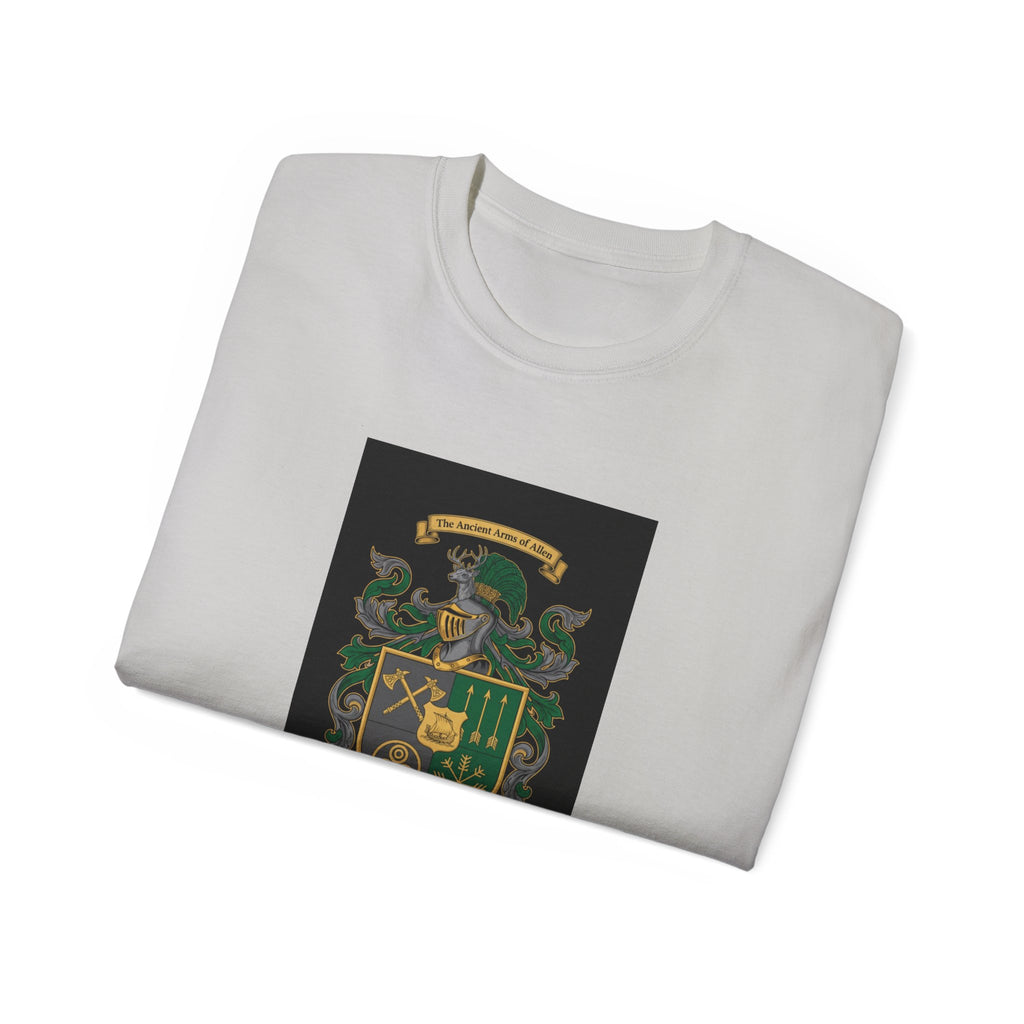 Irish Crest & 'One Lucky Viking' T-Shirt — Celtic Coat of Arms Tee
