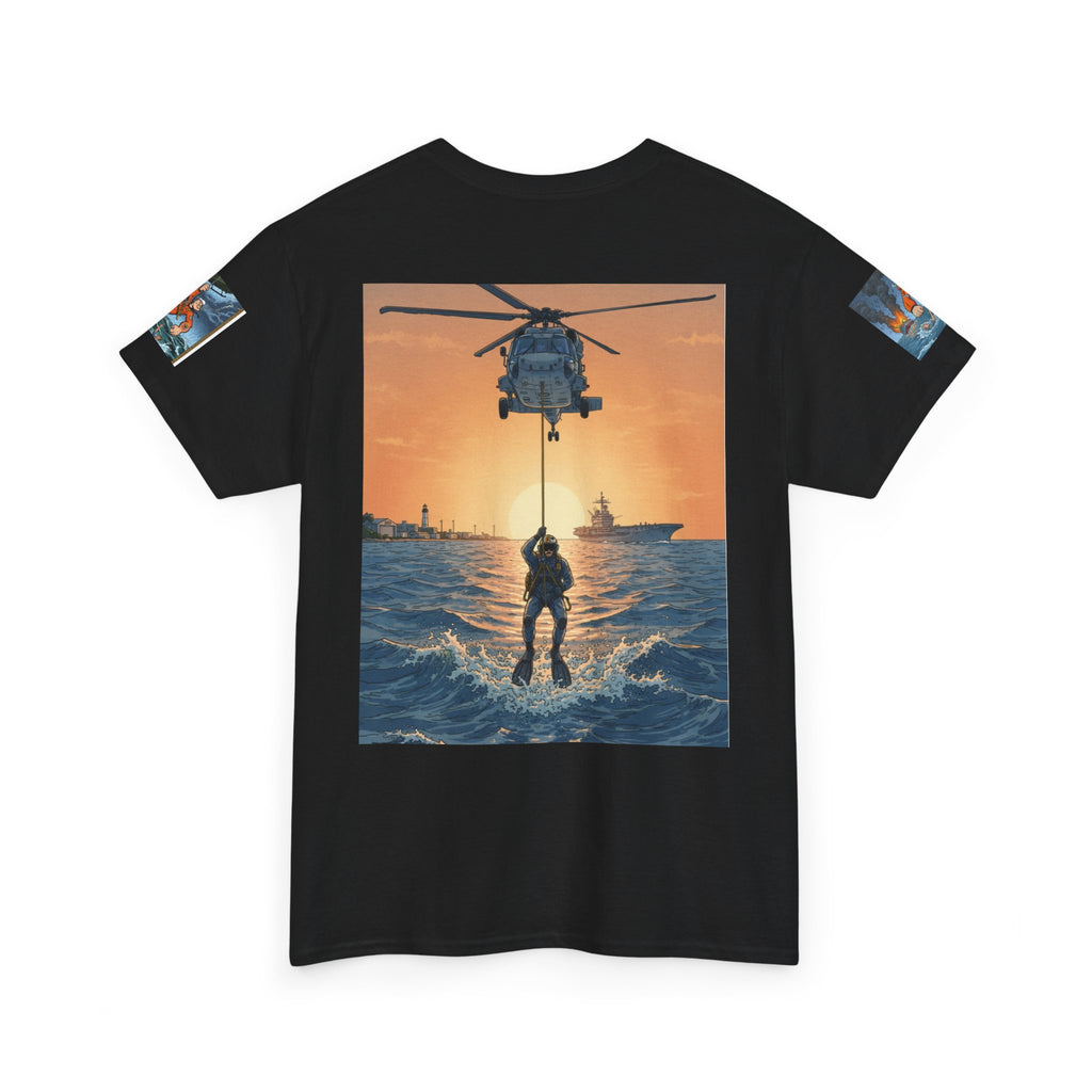 Rescue Swimmer Tee — NAS Pensacola Search & Rescue Helmet Tag T-Shirt