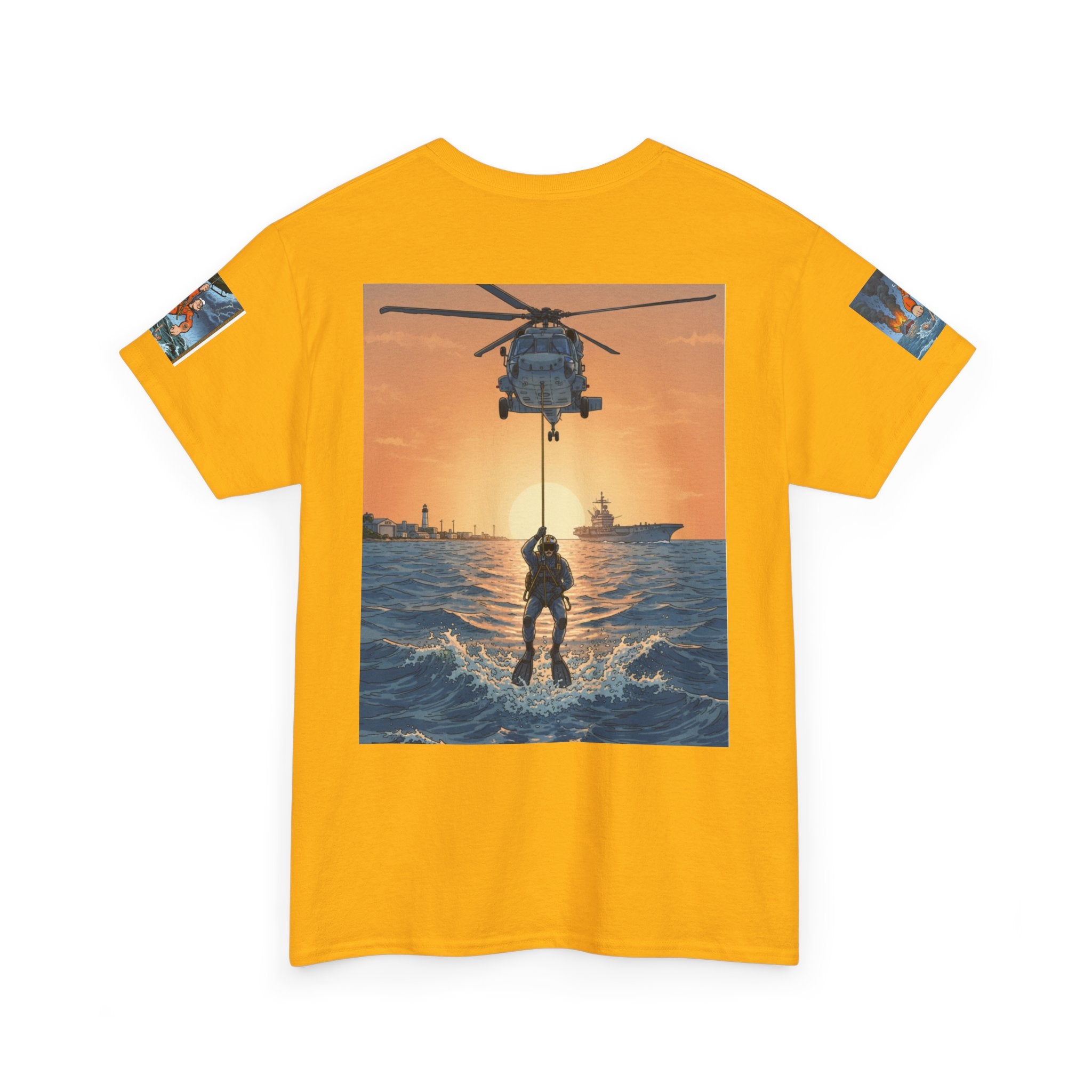 Rescue Swimmer Tee — NAS Pensacola Search & Rescue Helmet Tag T-Shirt