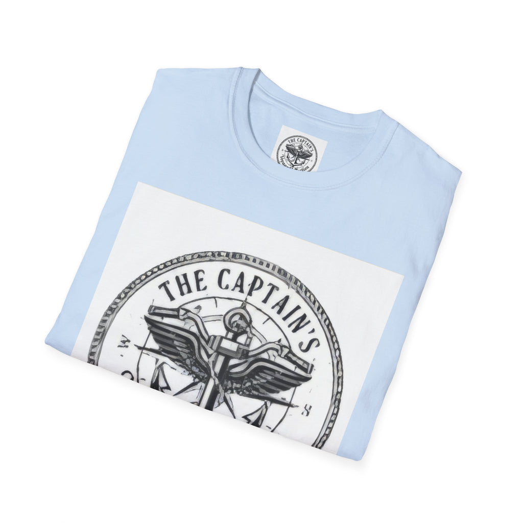 Captain’s Voyage Collection T‑Shirt — Panda Riding Motorcycle Graphic Tee