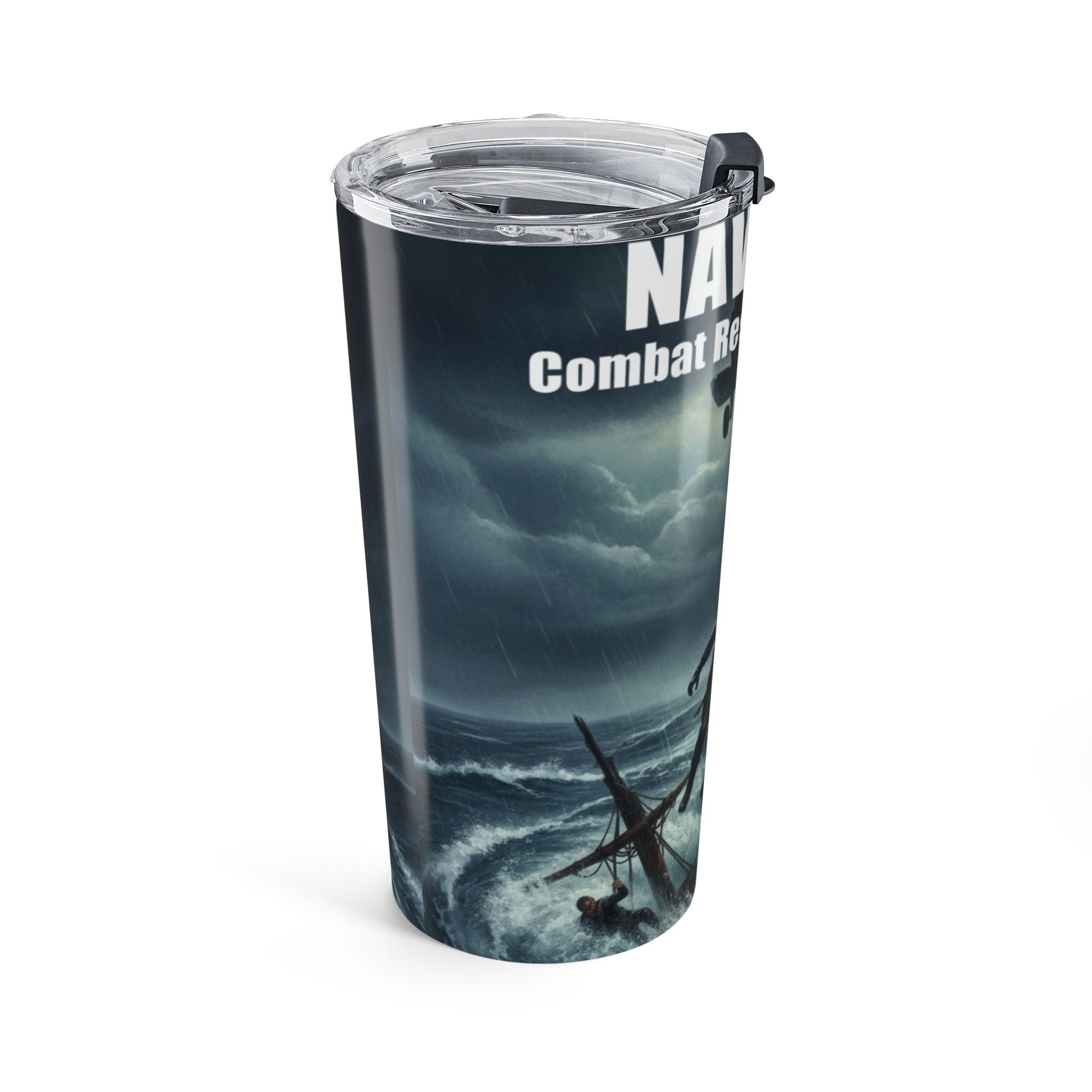 20oz Navy SAR Search & Rescue Tumbler — Coast Guard Rescue Swimmer Travel Mug