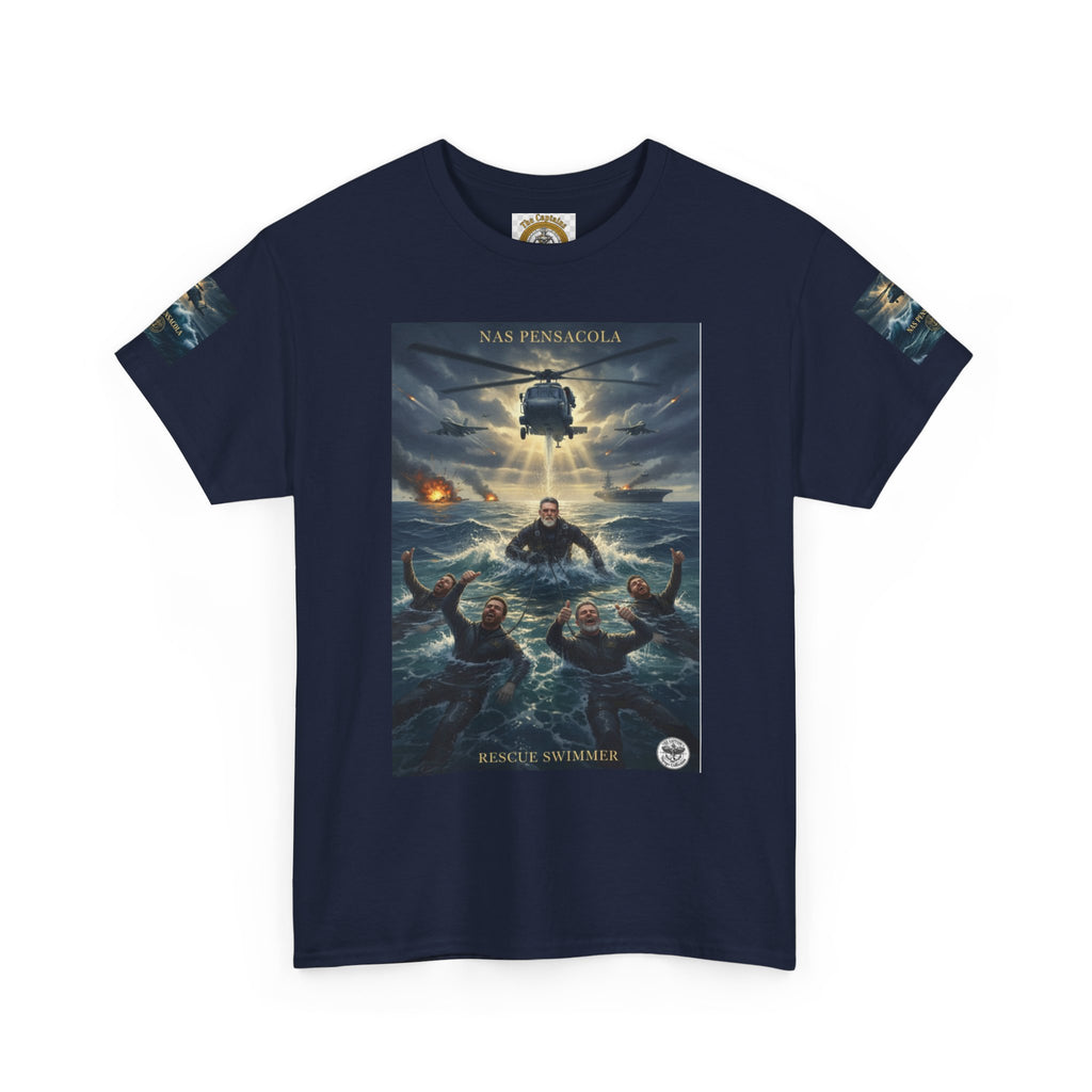 Rescue Mission Tee — Military Helicopter Search & Rescue Graphic T-Shirt