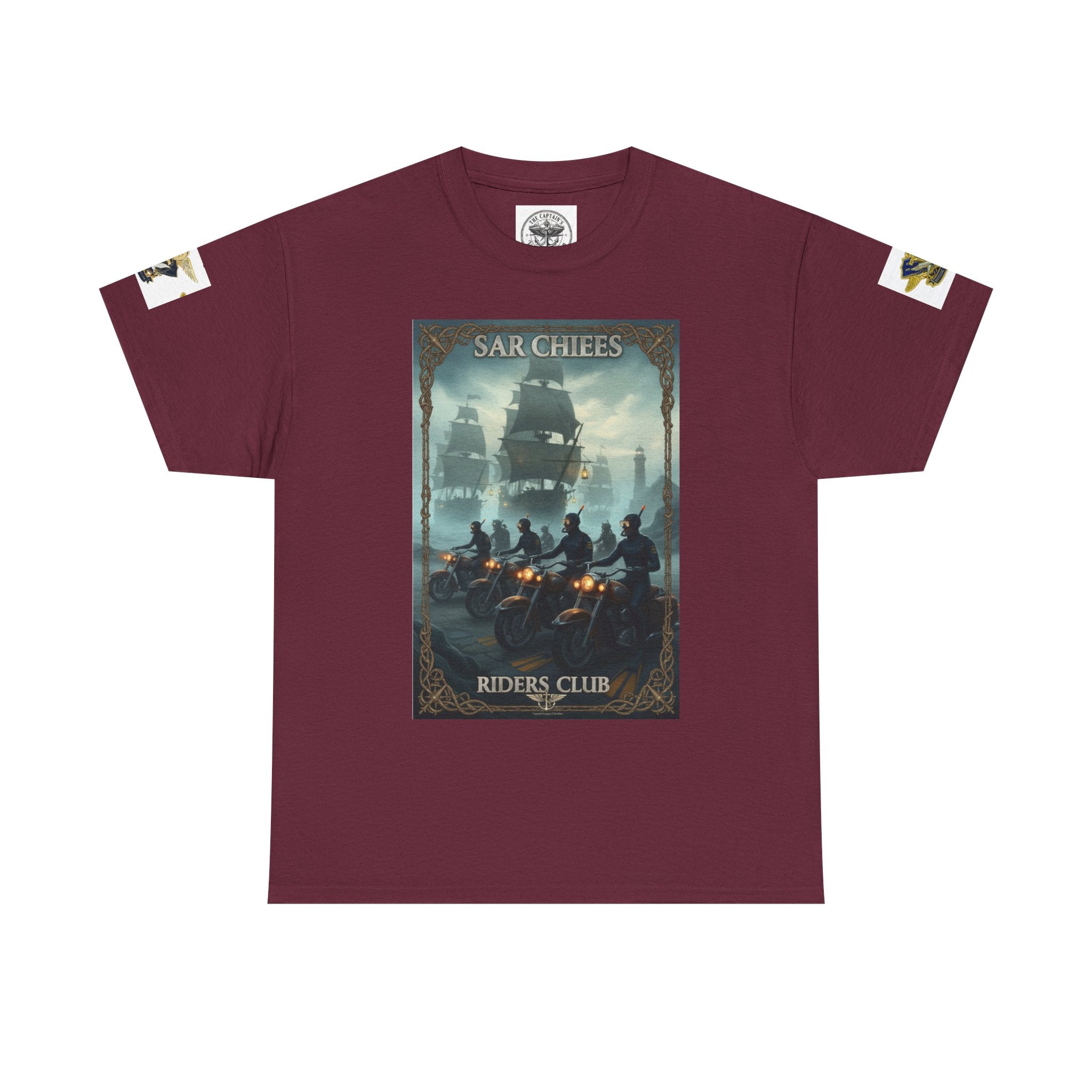 Military Rescue Crew T-Shirt — SAR Chiefs Riders Club Graphic Tee
