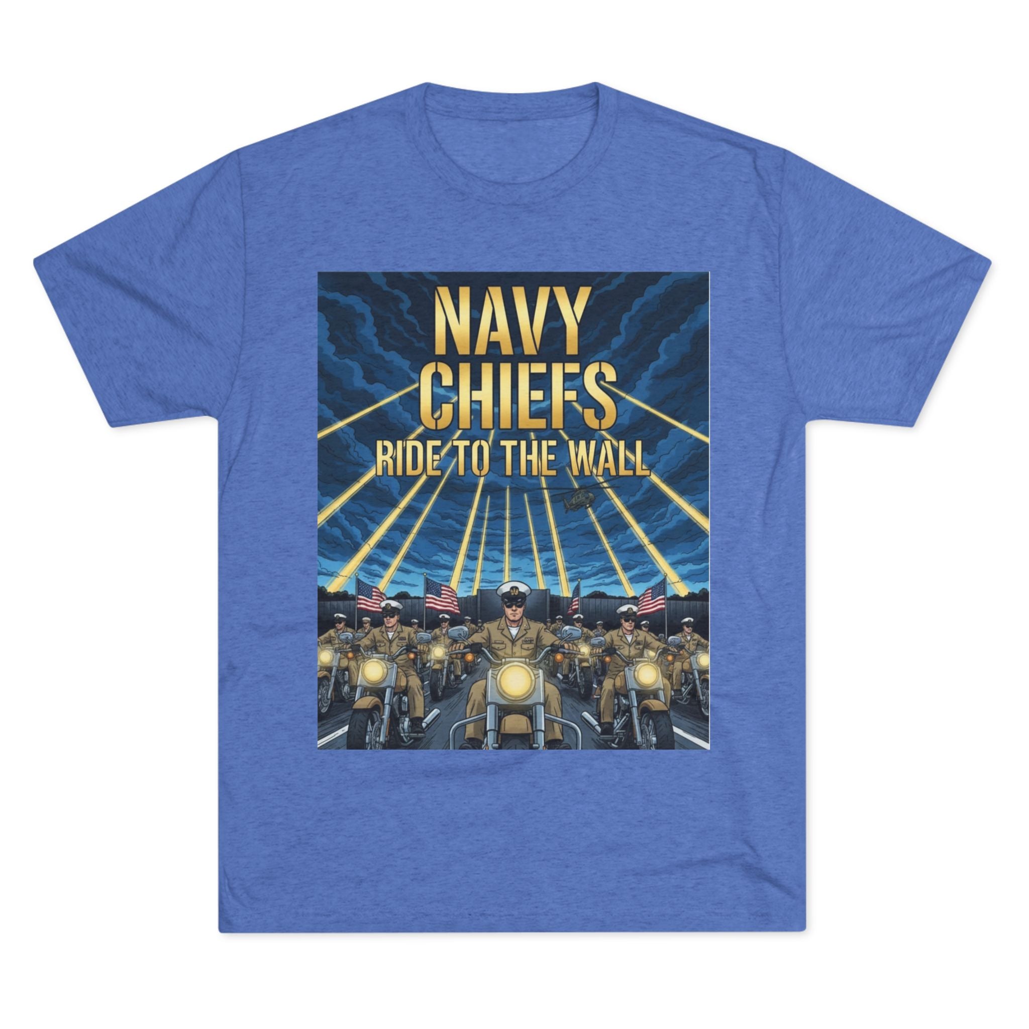Navy Chiefs Ride to the Wall T-Shirt — "2nd Option... FAFO" Veteran Tribute Tee