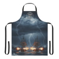 Nautical Battle Apron — Stormy Sailing Ship Cooking Apron