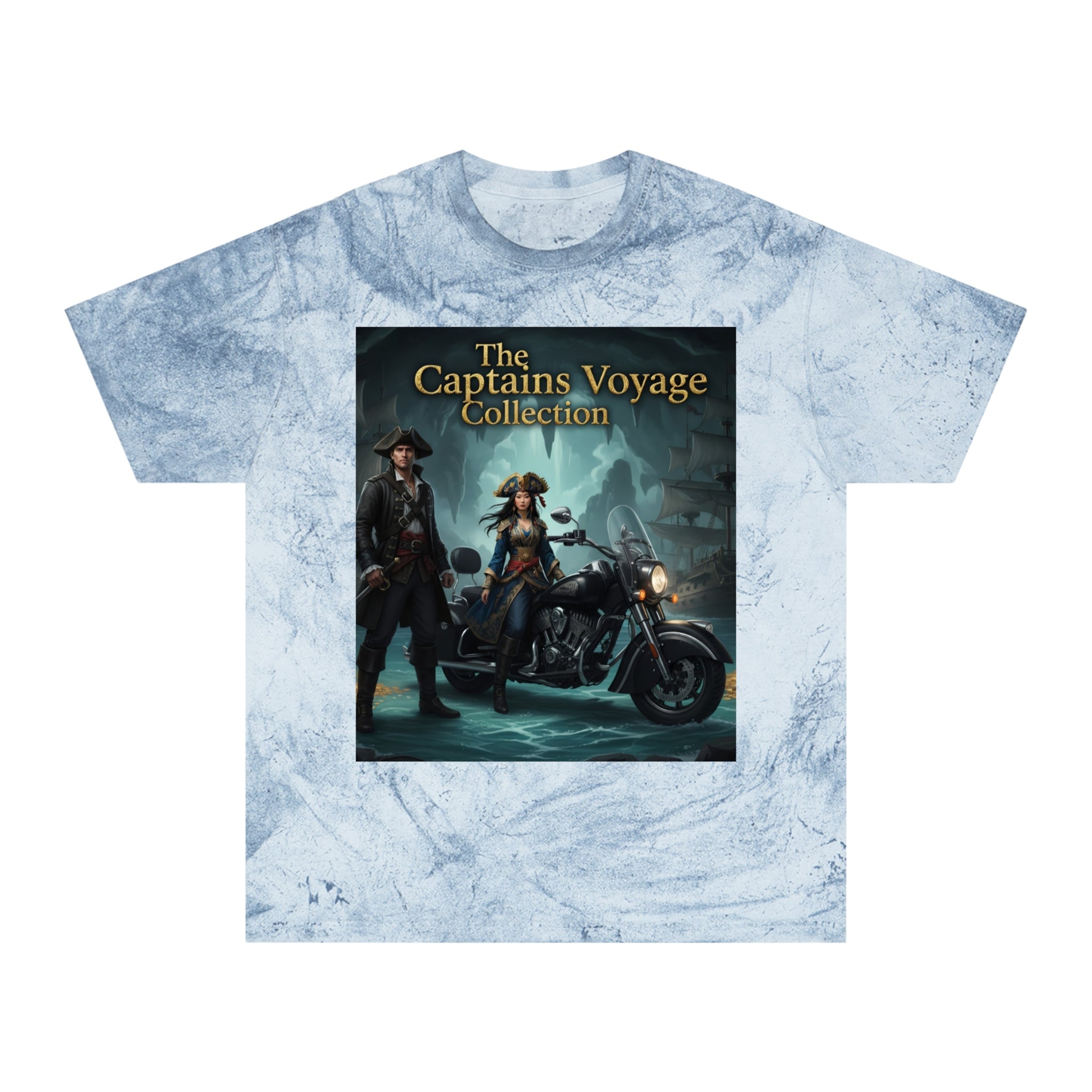 Captain's Voyage Motorcycle Pirate T-Shirt — The Captain's Voyage Collection