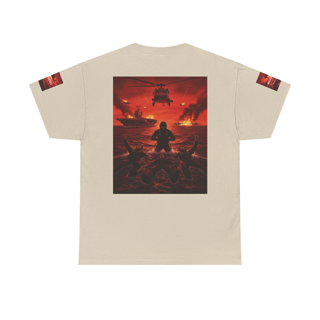 Rescue Swimmer Graphic Tee — NAS Pensacola Military Helicopter Design