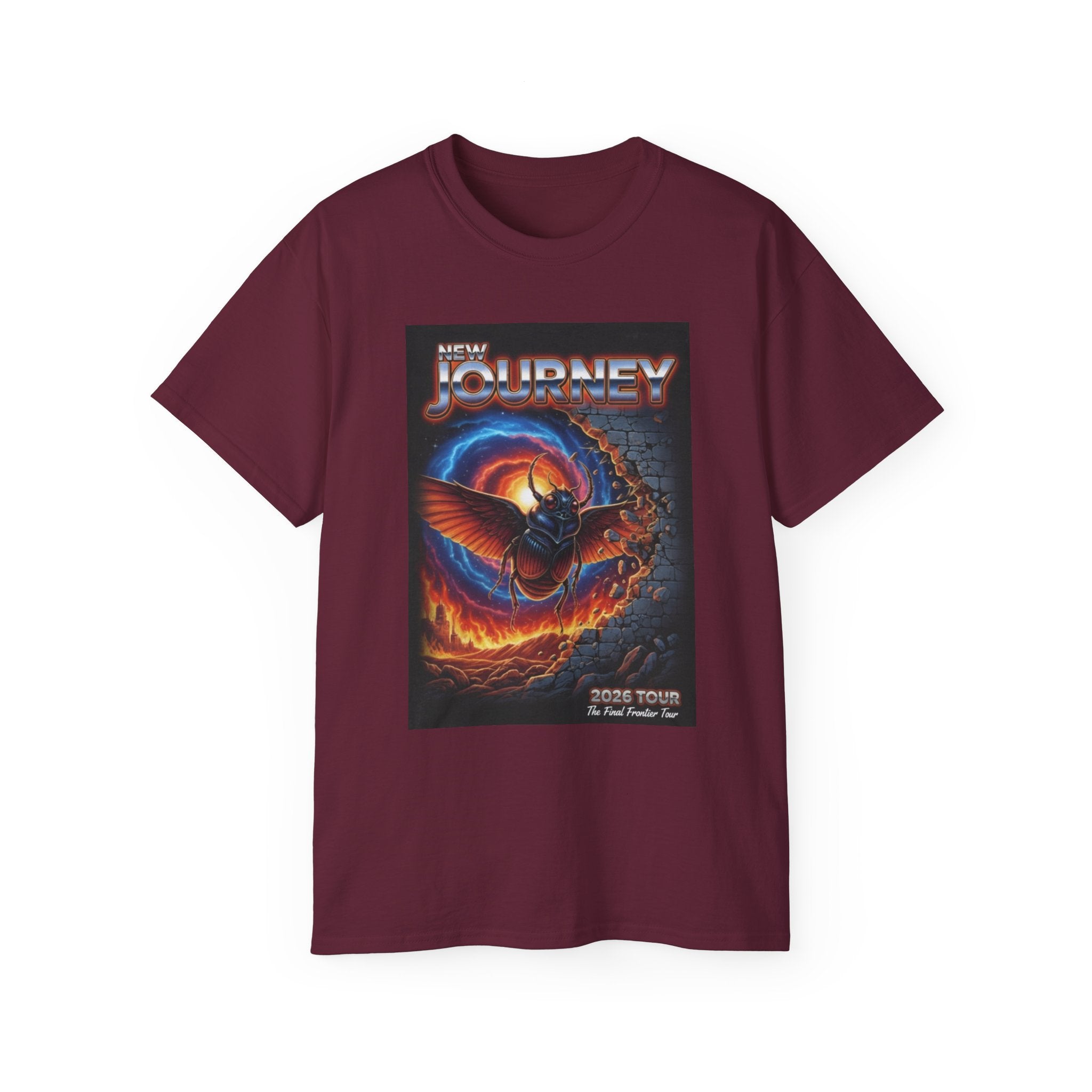 Journey 2020 Tour T‑Shirt — Vintage Rock Band Guitar Poster Tee