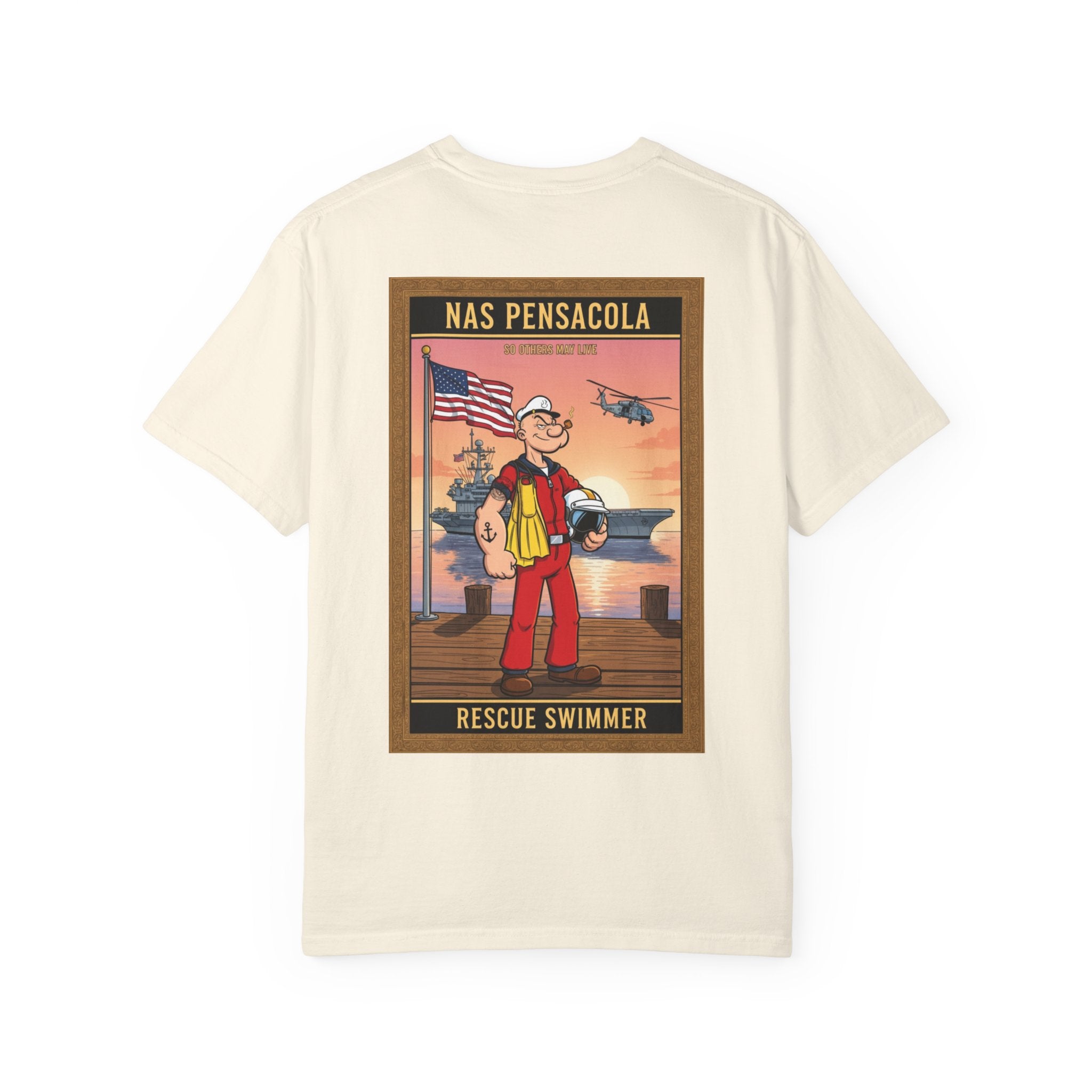Rescue Swimmer T-Shirt – NAS Pensacola Vintage Lifesaver Tee