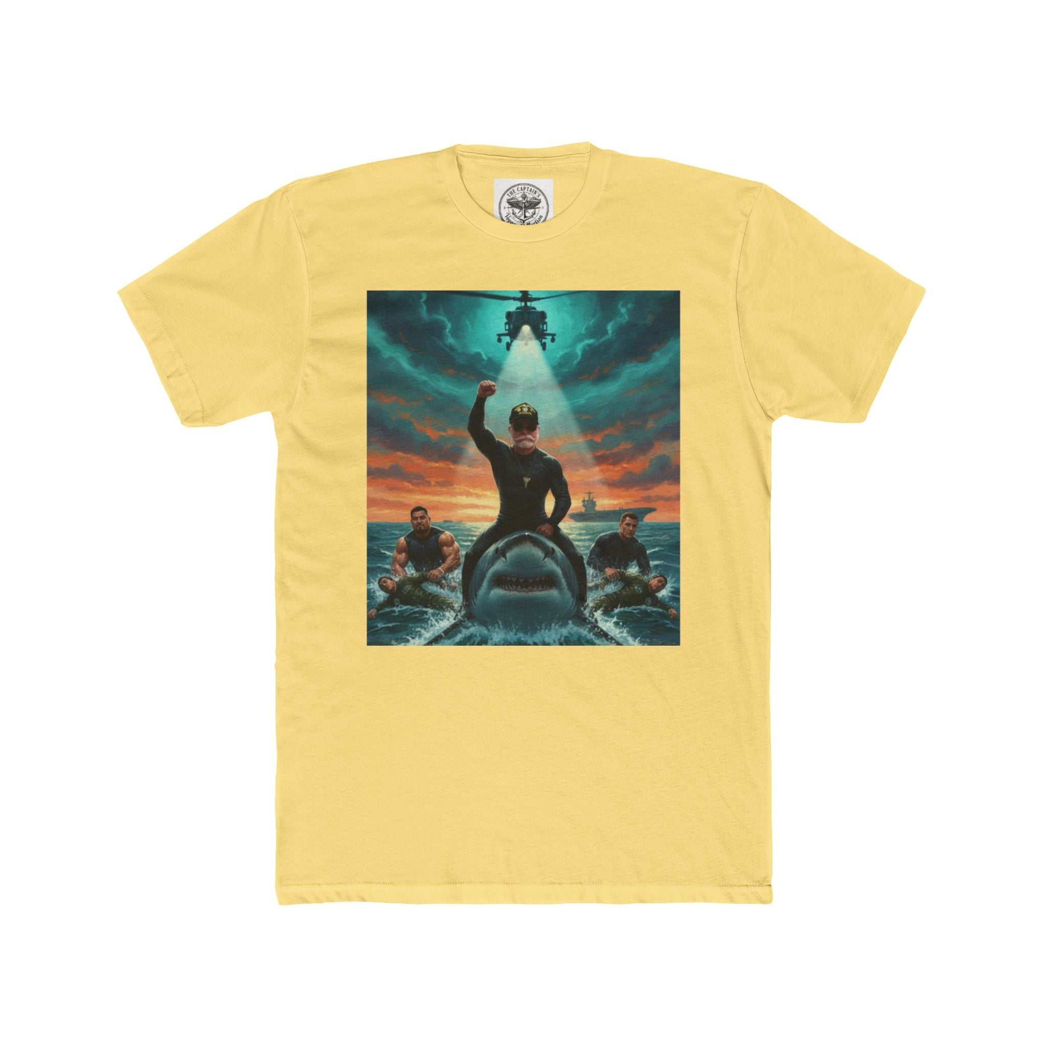 Rescue Mission T-Shirt — Military Helicopter & Sea Rescue Graphic Tee