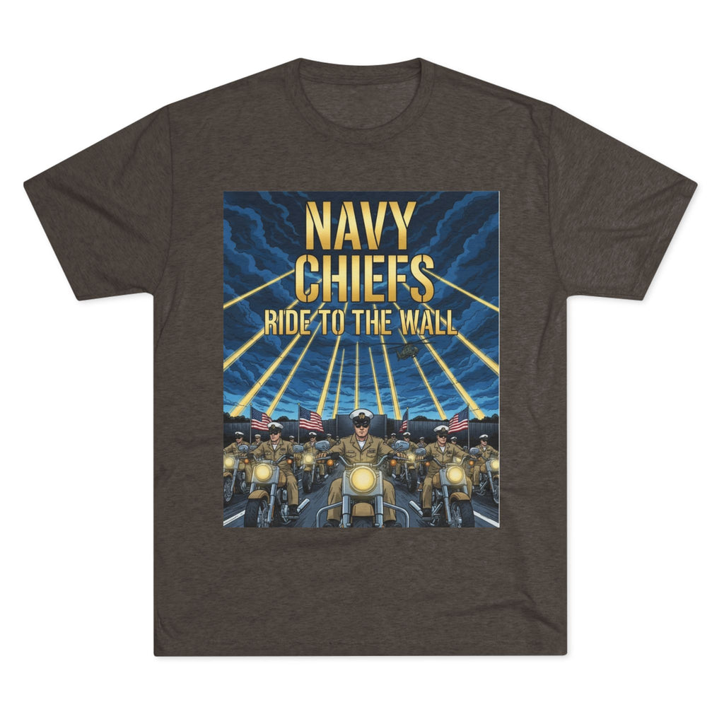 Navy Chiefs Ride to the Wall T-Shirt — "2nd Option... FAFO" Veteran Tribute Tee