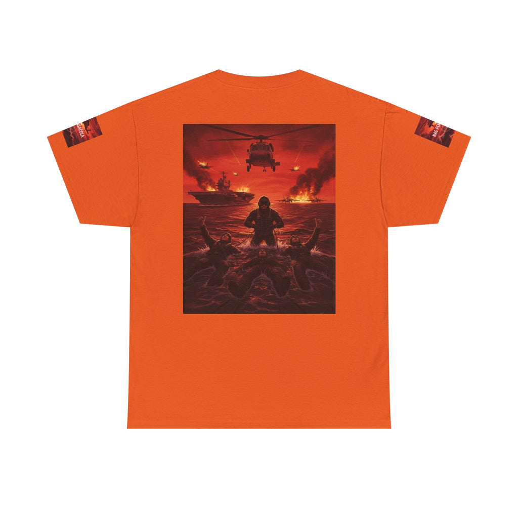 Rescue Swimmer Graphic Tee — NAS Pensacola Military Helicopter Design