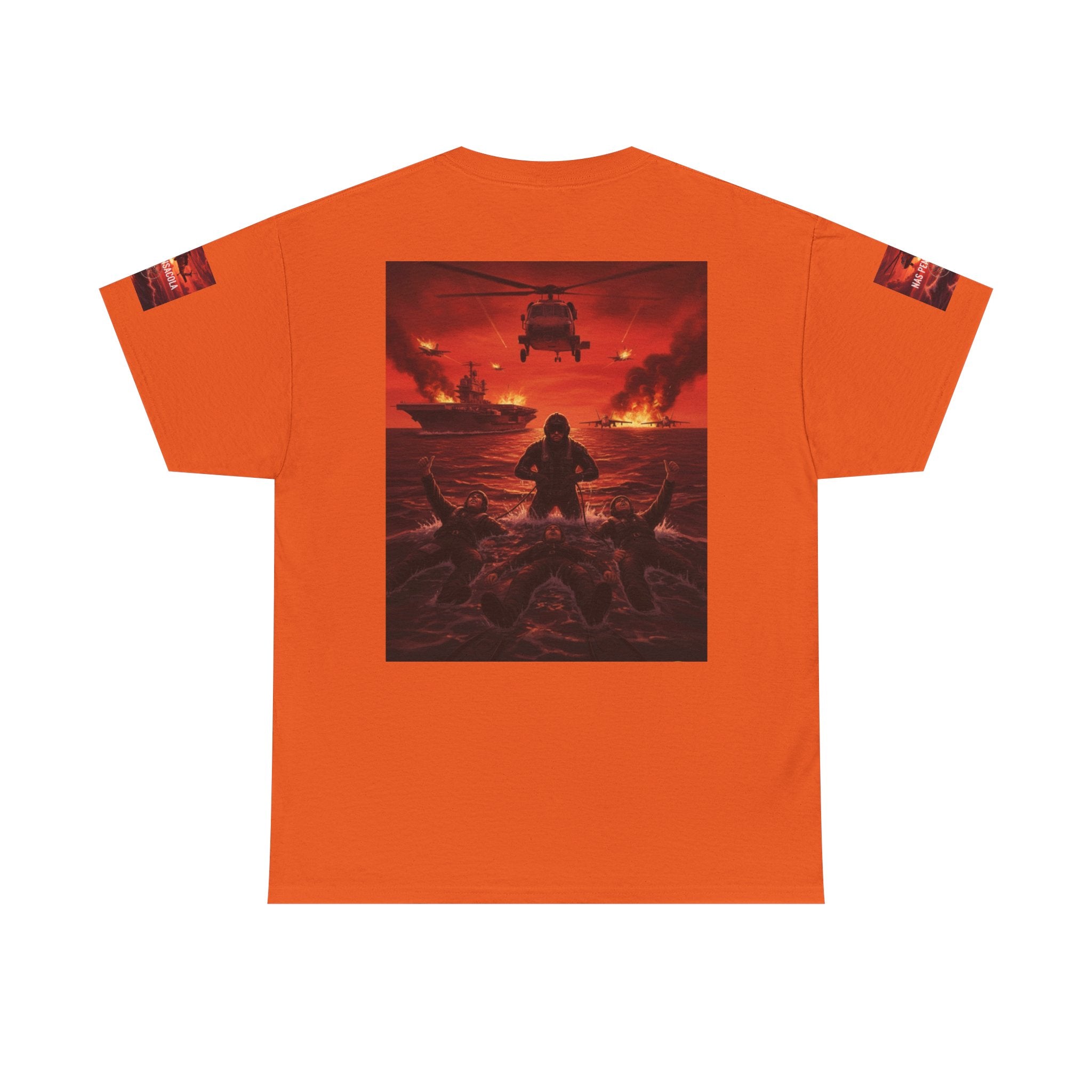 Rescue Swimmer Graphic Tee — NAS Pensacola Military Helicopter Design