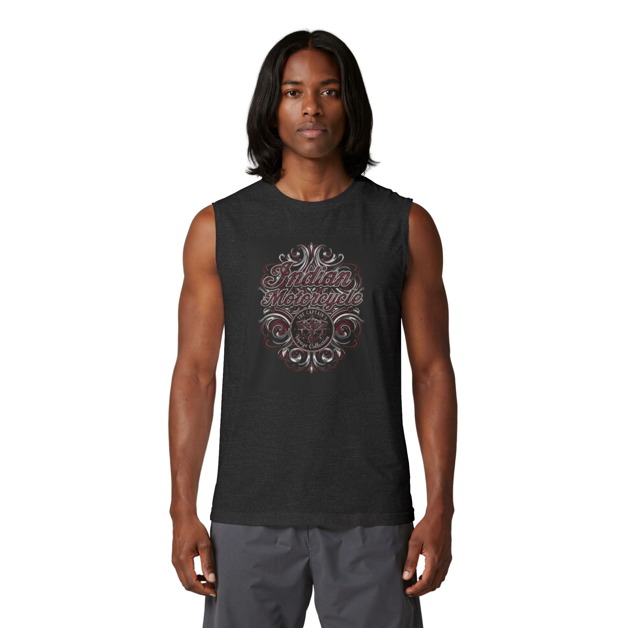 Indian Motorcycle Skull Muscle Tank — Vintage Biker Tank Top